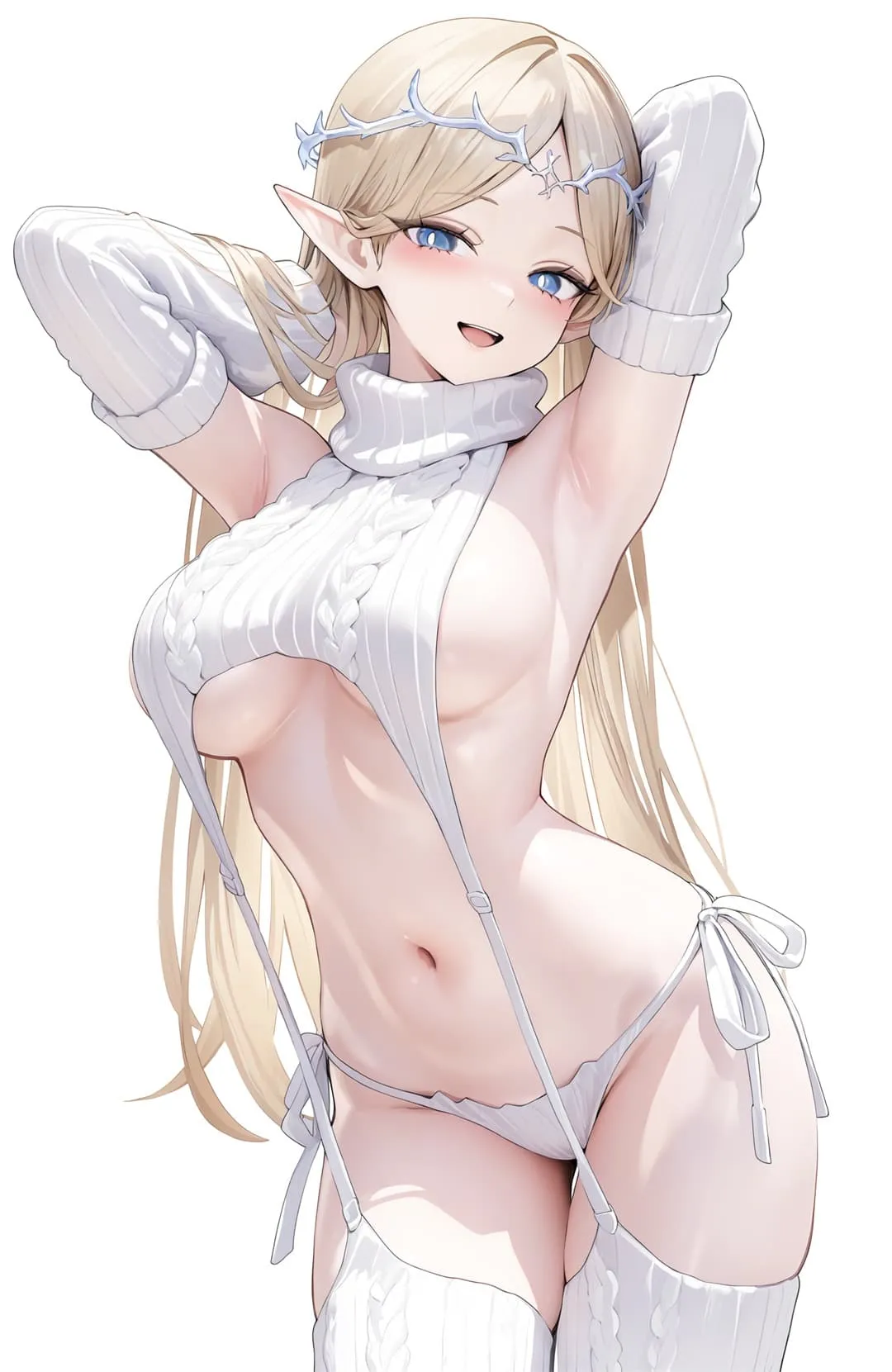 【插画精选】NIKKE：胜利女神 灰姑娘 鸣潮 卡提希娅 会员动漫美图推荐（共43张）-鹿星语