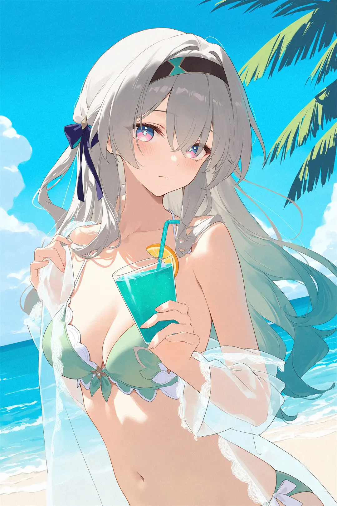 图片[3]-【插画精选】星穹铁道 花火 流萤 双马尾美少女 碧蓝航线 会员动漫美图推荐（共53张）-鹿星语