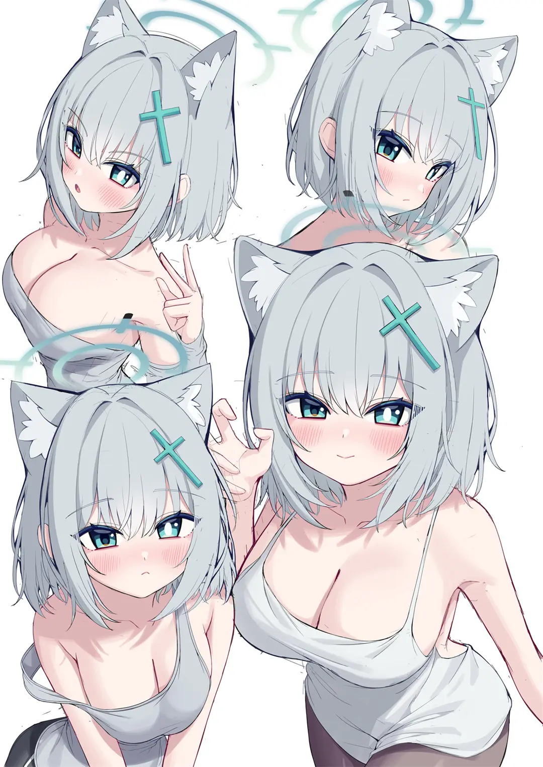 图片[6]-【插画精选】蔚蓝档案 砂狼白子 崩坏3 爱莉希雅 虚拟主播 猫又小粥 会员动漫美图推荐-鹿星语
