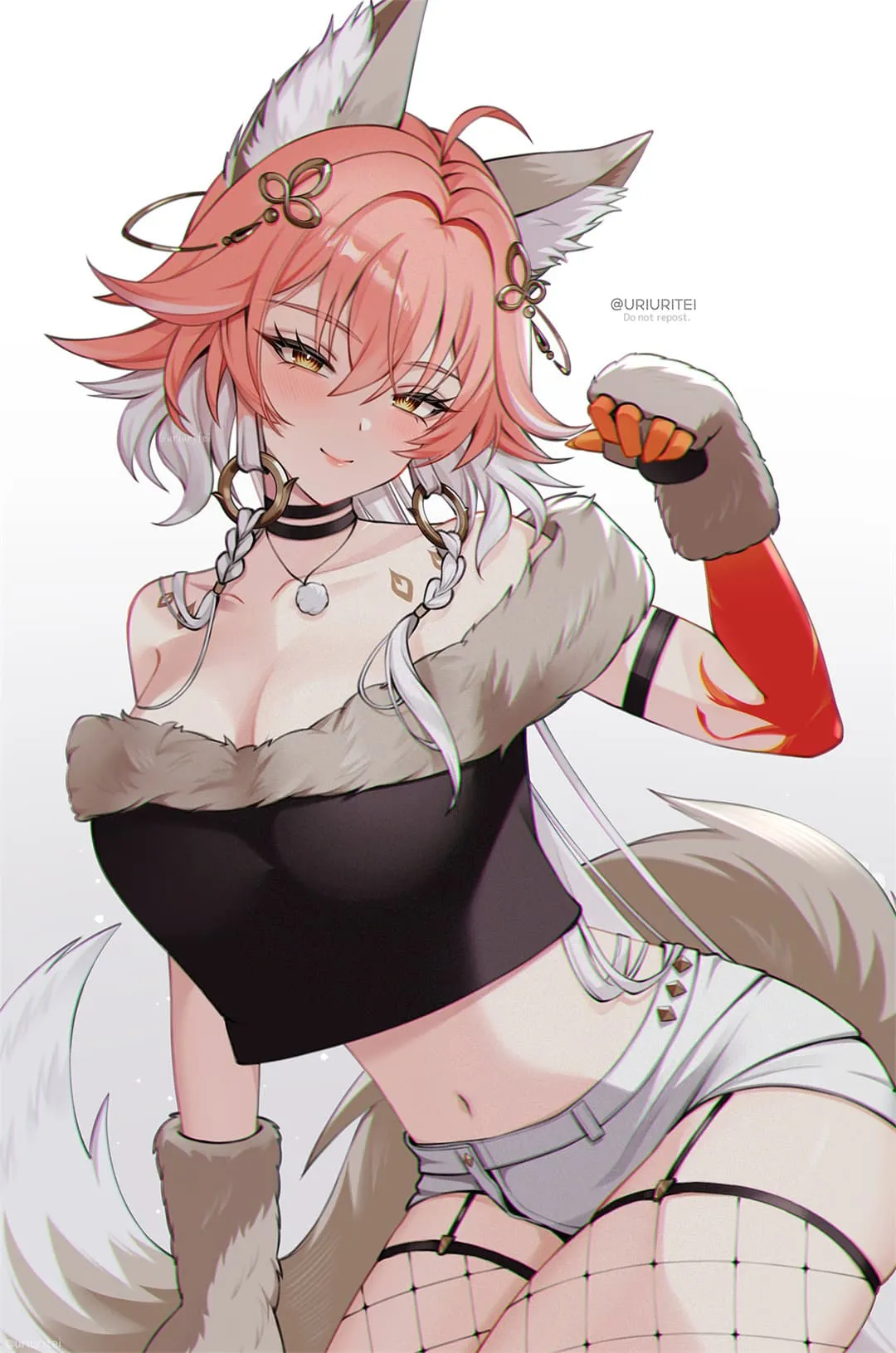 图片[3]-【插画精选】碧蓝档案 圣园弥香 早濑优香 明日方舟 兽耳铃兰 会员动漫美图推荐（36张）-鹿星语