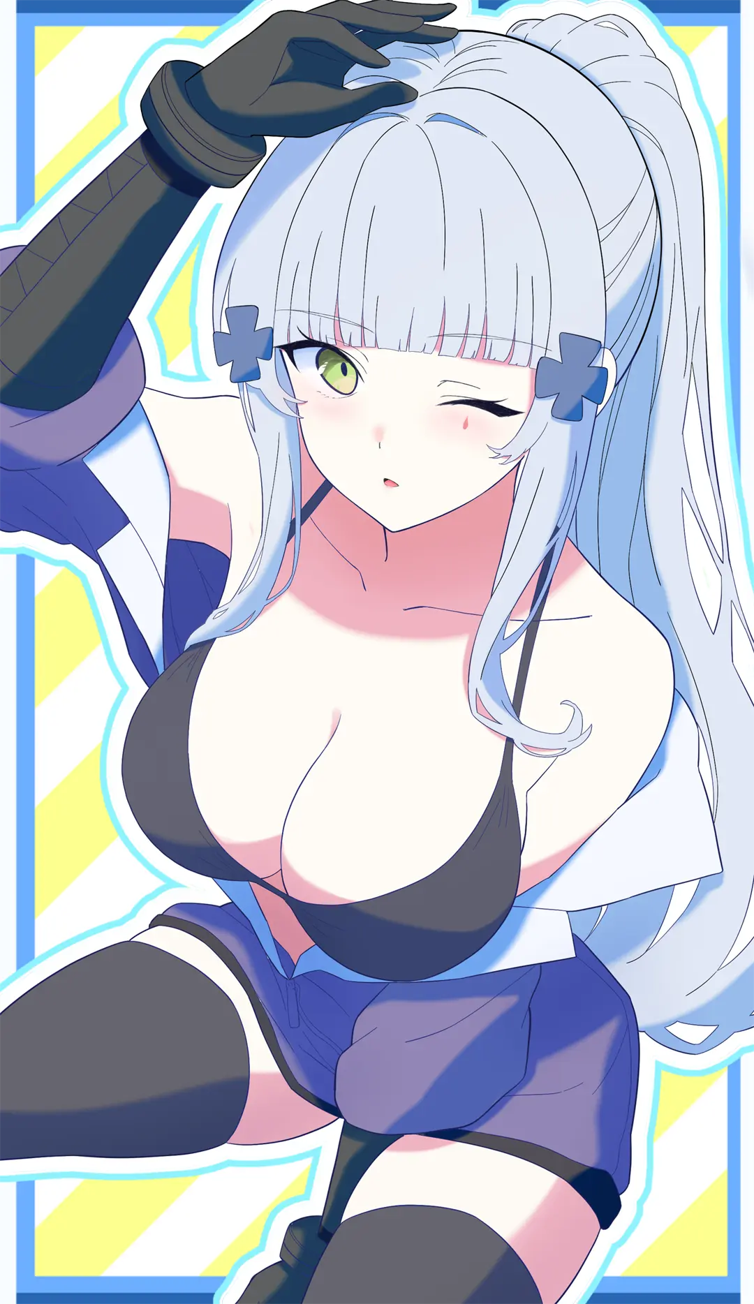【插画精选】蔚蓝档案 圣园未花 下倉メグ 绝区零 耀嘉音 少女前线 HK416 会员动漫美图推荐（共78张）