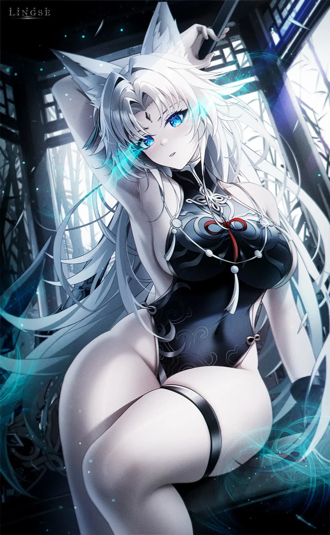 【插画精选】原神 玛薇卡 碧蓝档案 早濑优香 星穹铁道 飞霄 兽耳美少女 会员动漫壁纸推荐（48张）