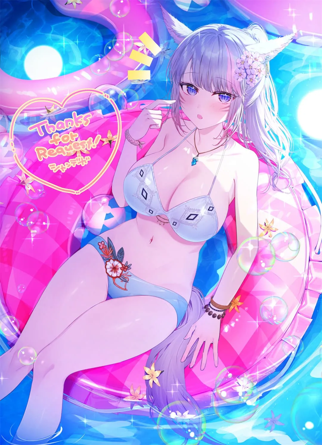 【插画精选】原神 玛薇卡 碧蓝档案 早濑优香 星穹铁道 飞霄 兽耳美少女 会员动漫壁纸推荐（48张）