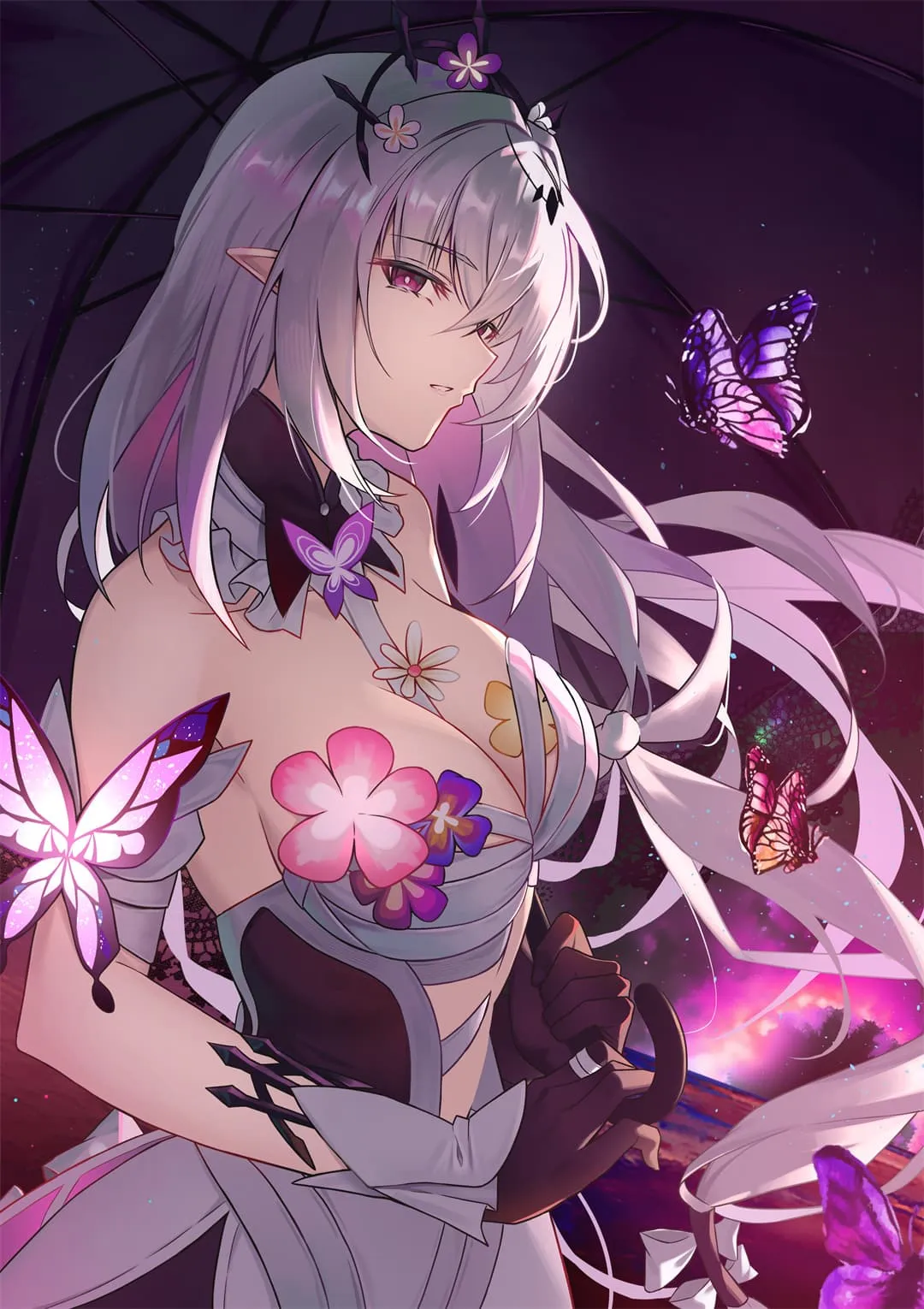 【插画精选】碧蓝档案 调月莉音 崩坏：星穹铁道 黄泉 鸣潮 珂莱塔·莫塔里 会员动漫美图推荐（共35张）