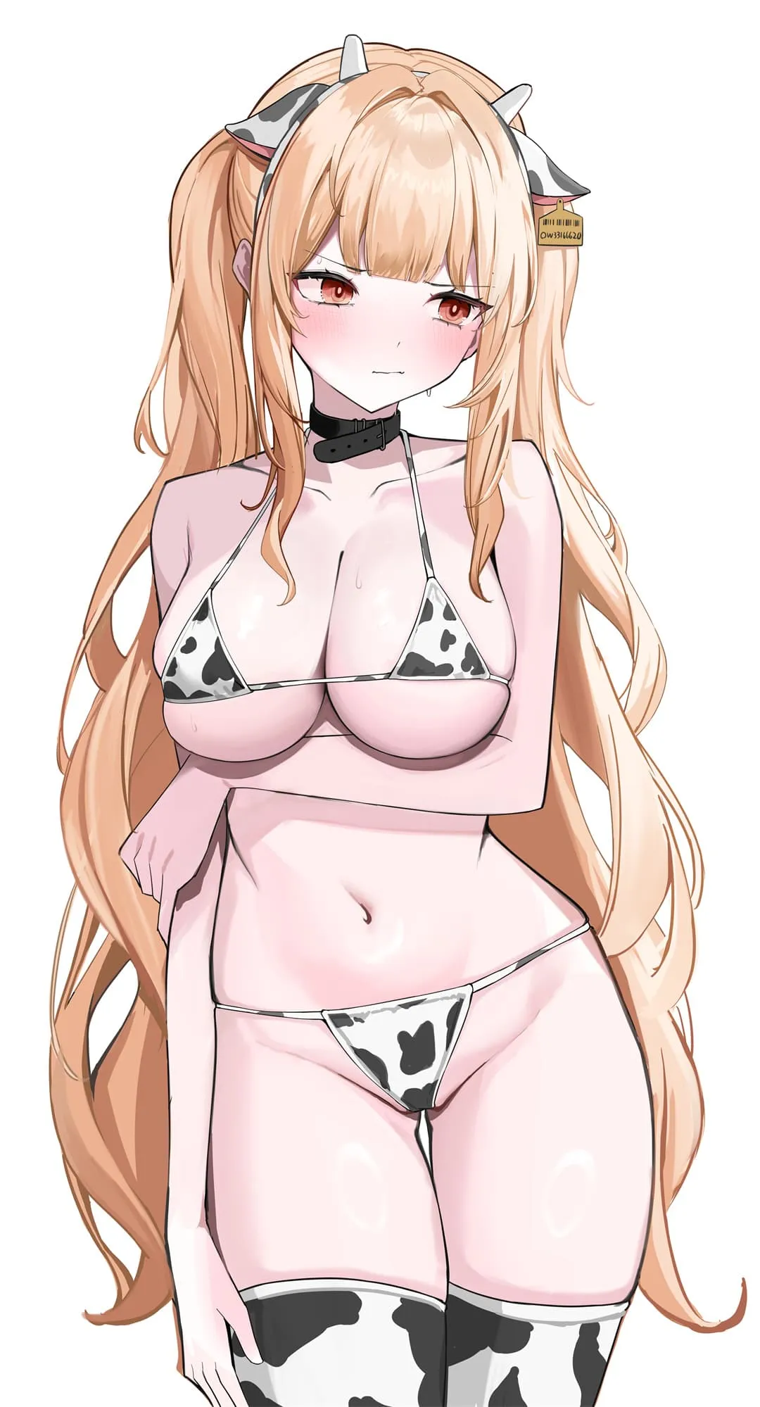 【插画精选】蔚蓝档案 妃咲 星穹铁道 遐蝶 流萤 双马尾奶牛比基尼 会员动漫美图推荐（共46张）