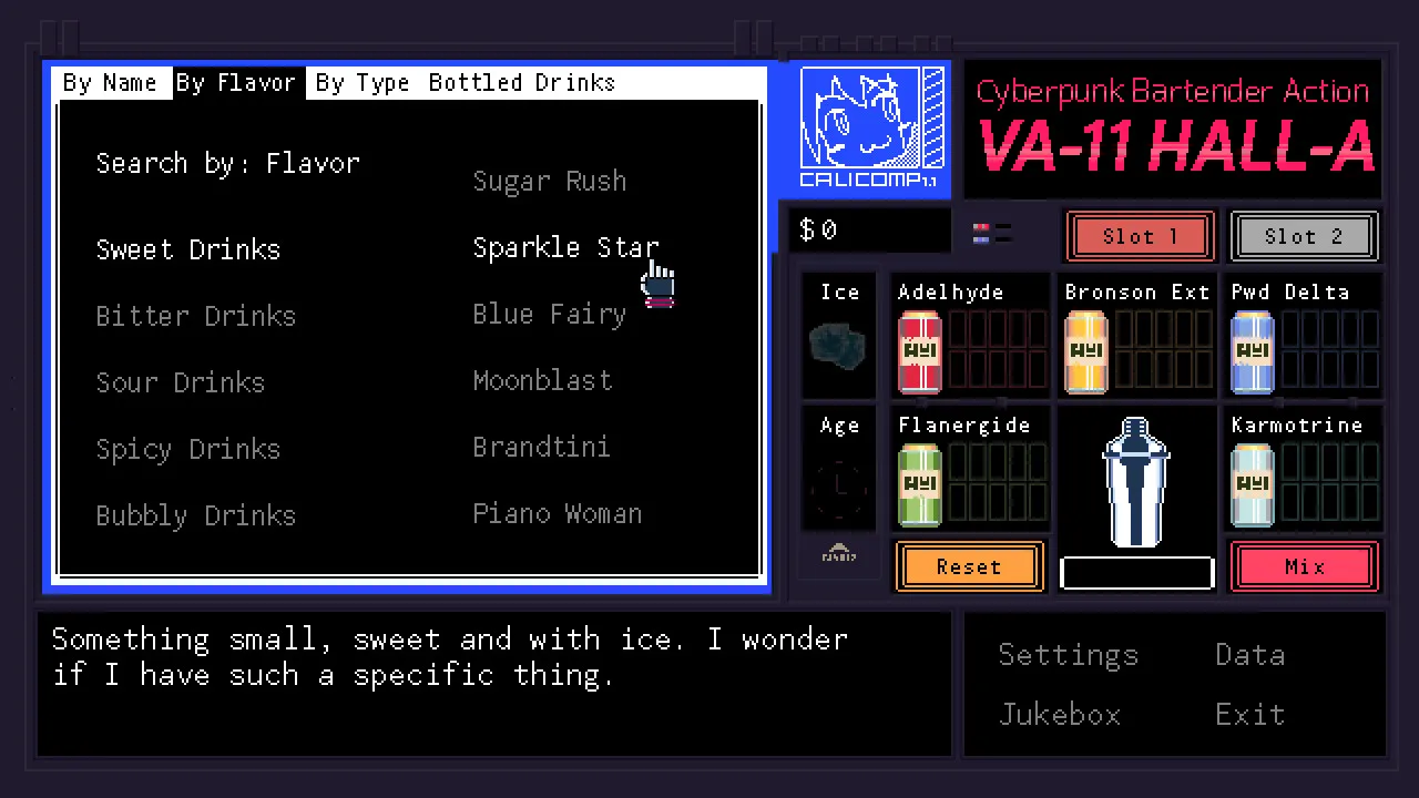 【steam】VA-11 HALL-A：赛博朋克酒保行动/VA-11 Hall-A: Cyberpunk Bartender Action