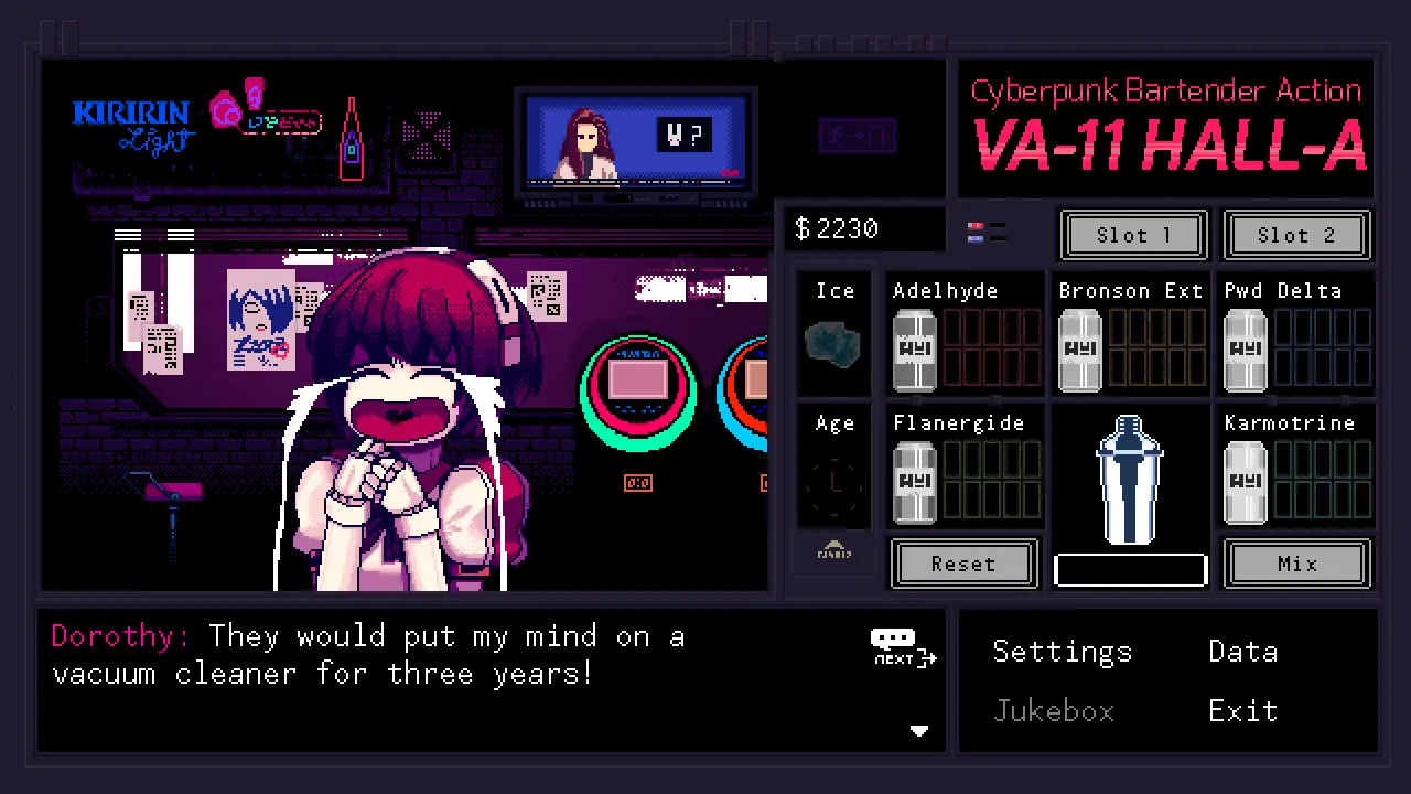 【steam】VA-11 HALL-A：赛博朋克酒保行动/VA-11 Hall-A: Cyberpunk Bartender Action