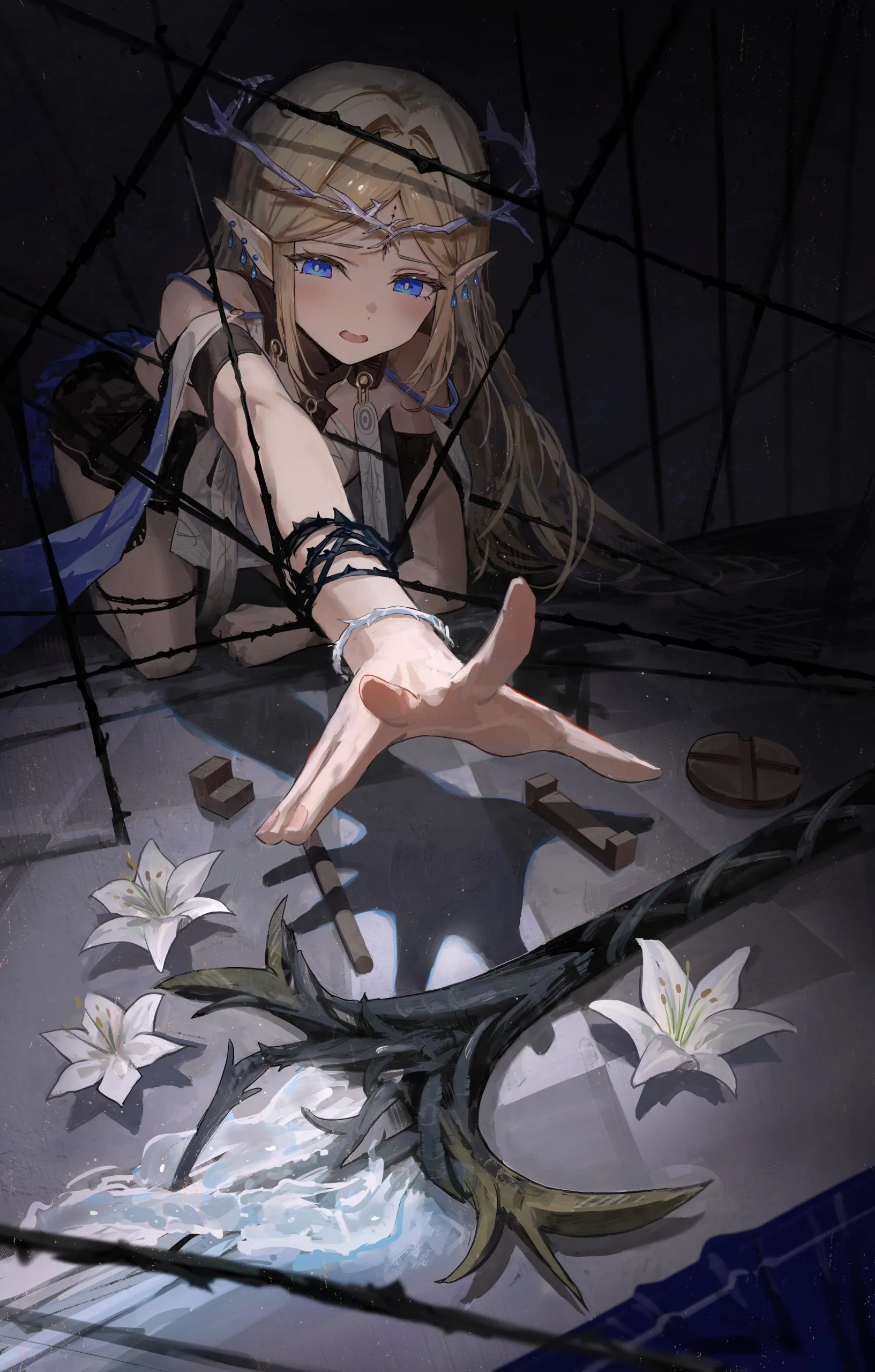 【插画精选】长发少女 热裤 碧蓝档案 空崎日奈 会员美图推荐