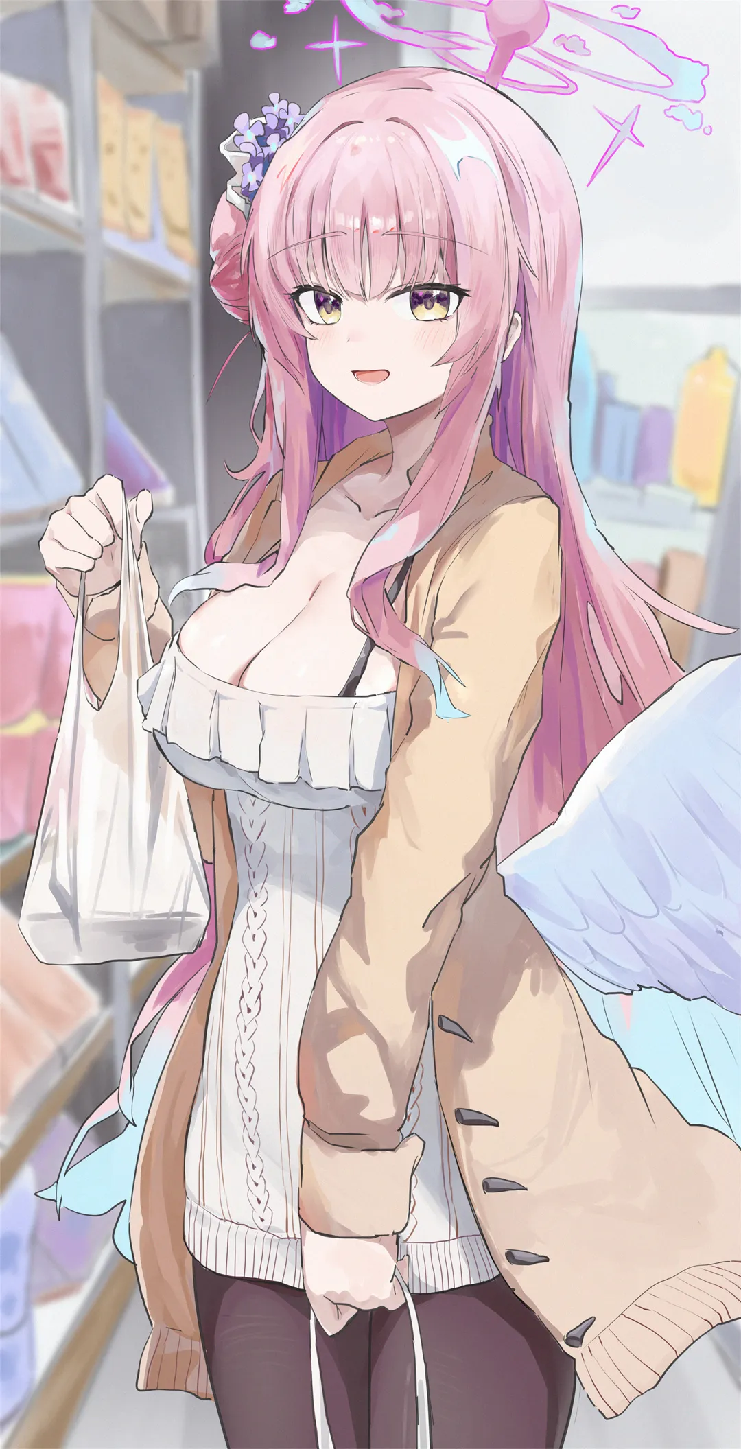 【插画精选】碧蓝档案 生盐诺亚 妃咲 黑见芹香 会员美图壁纸推荐