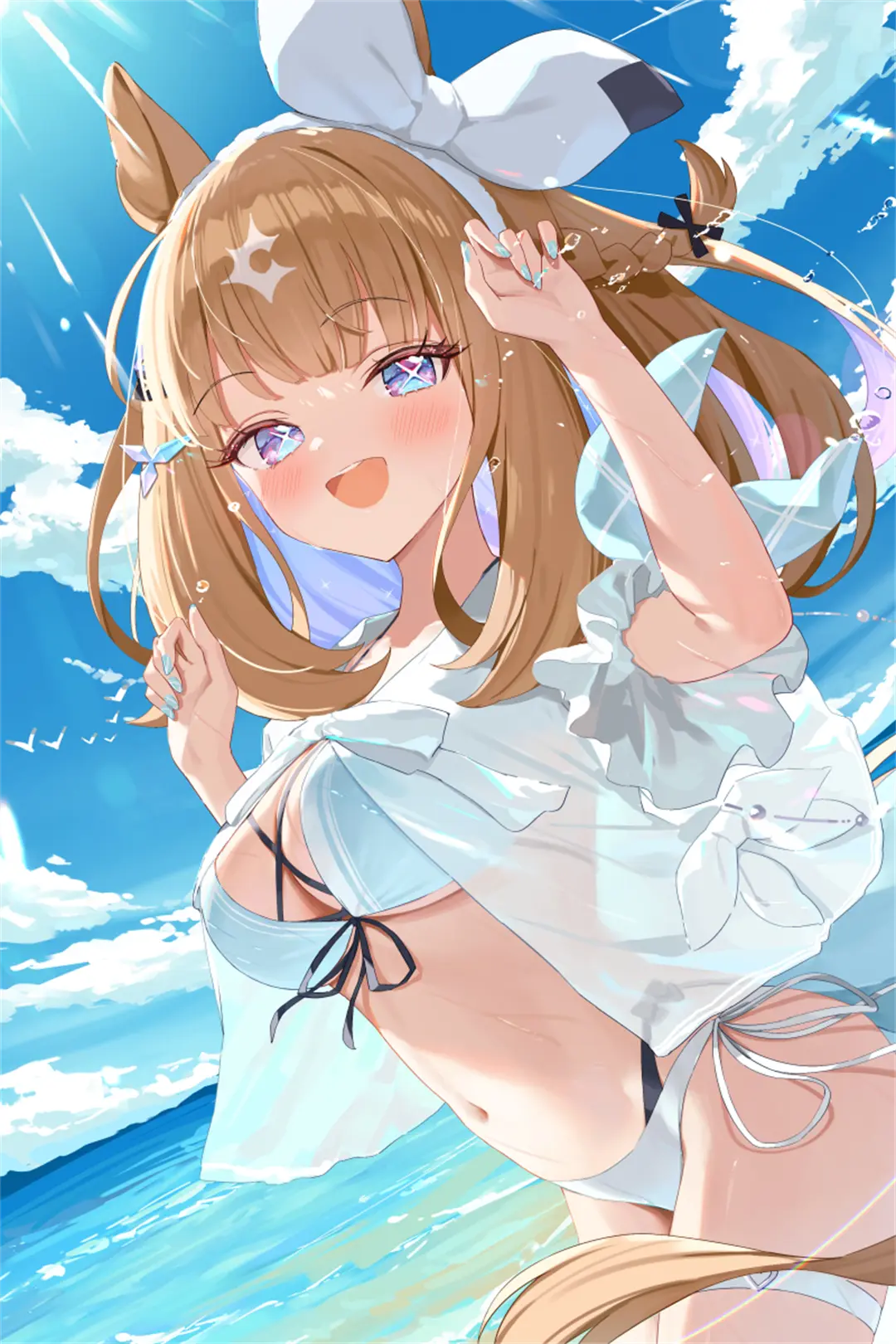 图片[6]-【插画精选】蔚蓝档案 圣园未花 NIKKE：胜利女神 エレグ 赛马娘 杏目 绝区零 柚叶 会员动漫美图推荐（共50张）-鹿星语