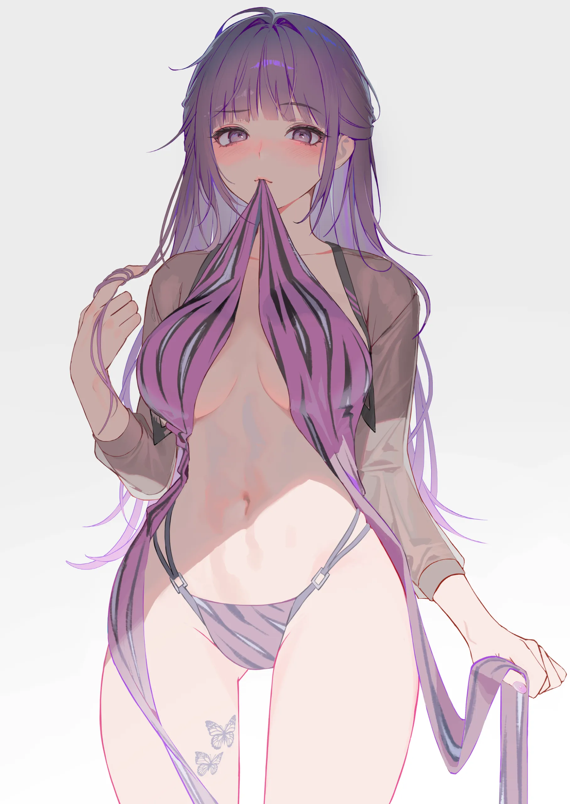 图片[3]-【插画精选】蔚蓝档案 桐生桔梗 妃咲 星穹铁道 阿格莱雅 NIKKE：胜利女神 会员动漫美图(共67张)-鹿星语