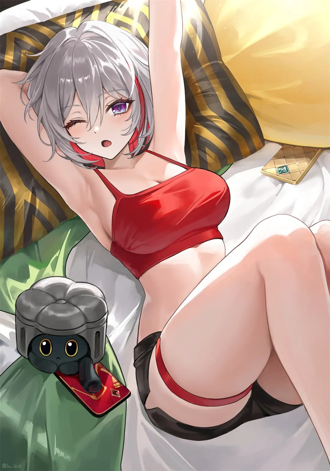 图片[10]-【插画精选】星穹铁道 托帕 流萤 虚拟主播 湊阿库娅 会员动漫美图推荐-鹿星语