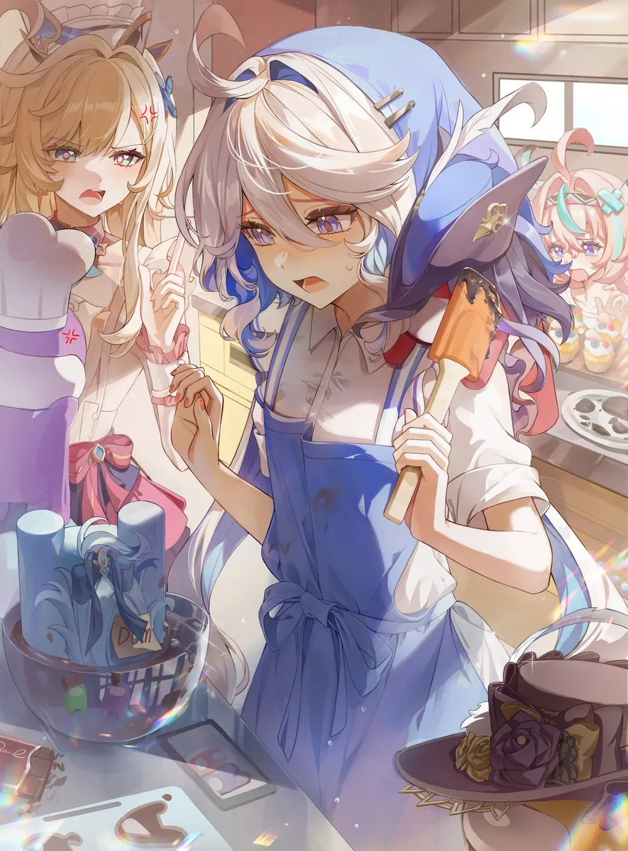 【插画精选】Nikke：胜利女神 灰姑娘 蔚蓝档案 圣园未花 调月莉音 会员动漫美图推荐-鹿星语