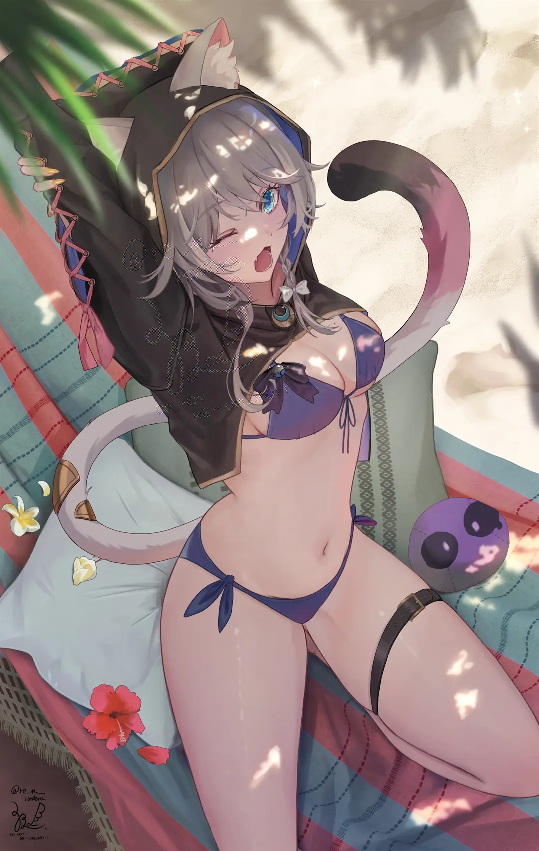 图片[8]-【插画精选】星穹铁道 卡芙卡 海瑟音 原神 荧 蔚蓝档案 桐生桔梗 会员动漫美图推荐（共61张）-鹿星语