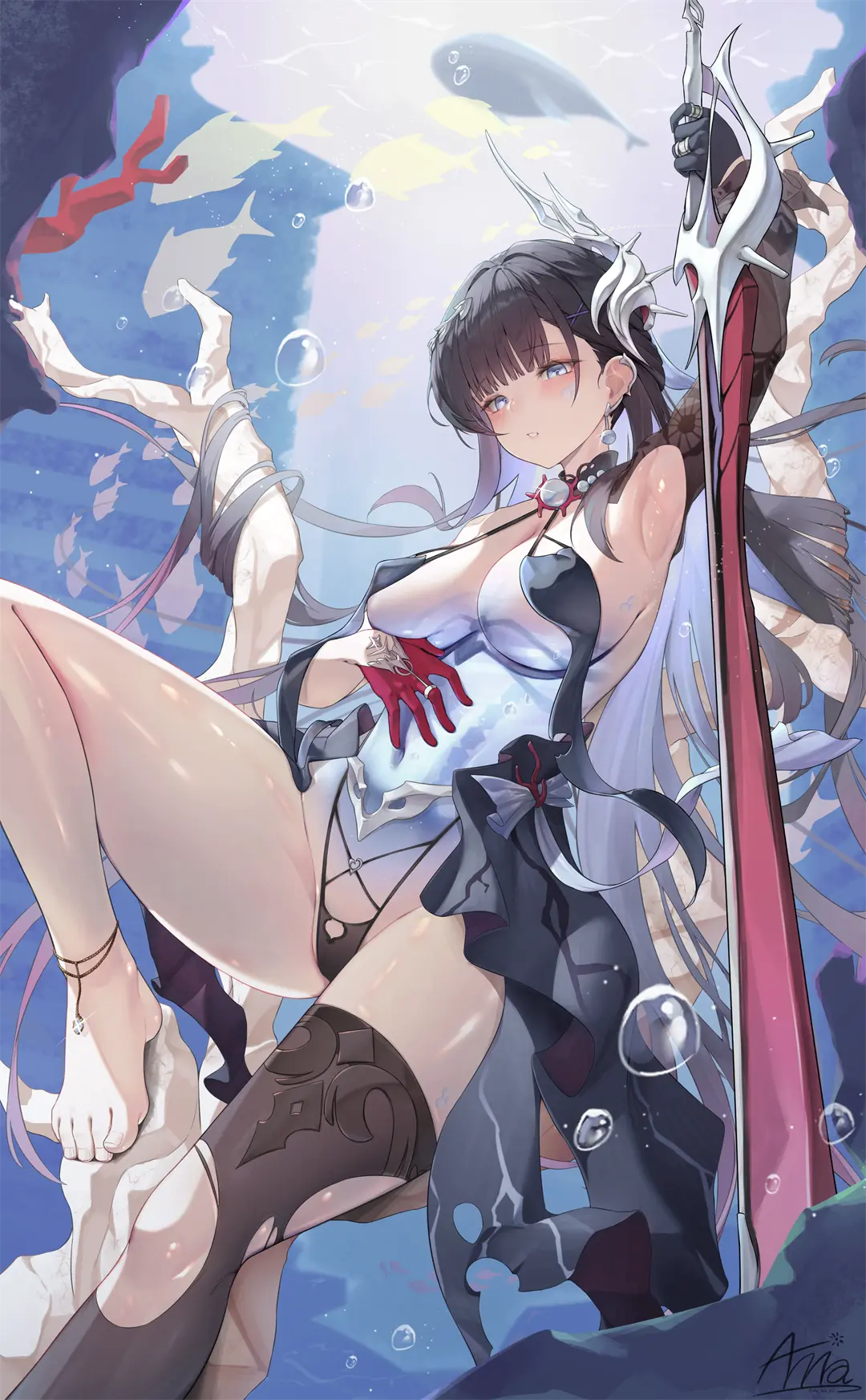 图片[10]-【插画精选】星穹铁道 卡芙卡 海瑟音 原神 荧 蔚蓝档案 桐生桔梗 会员动漫美图推荐（共61张）-鹿星语