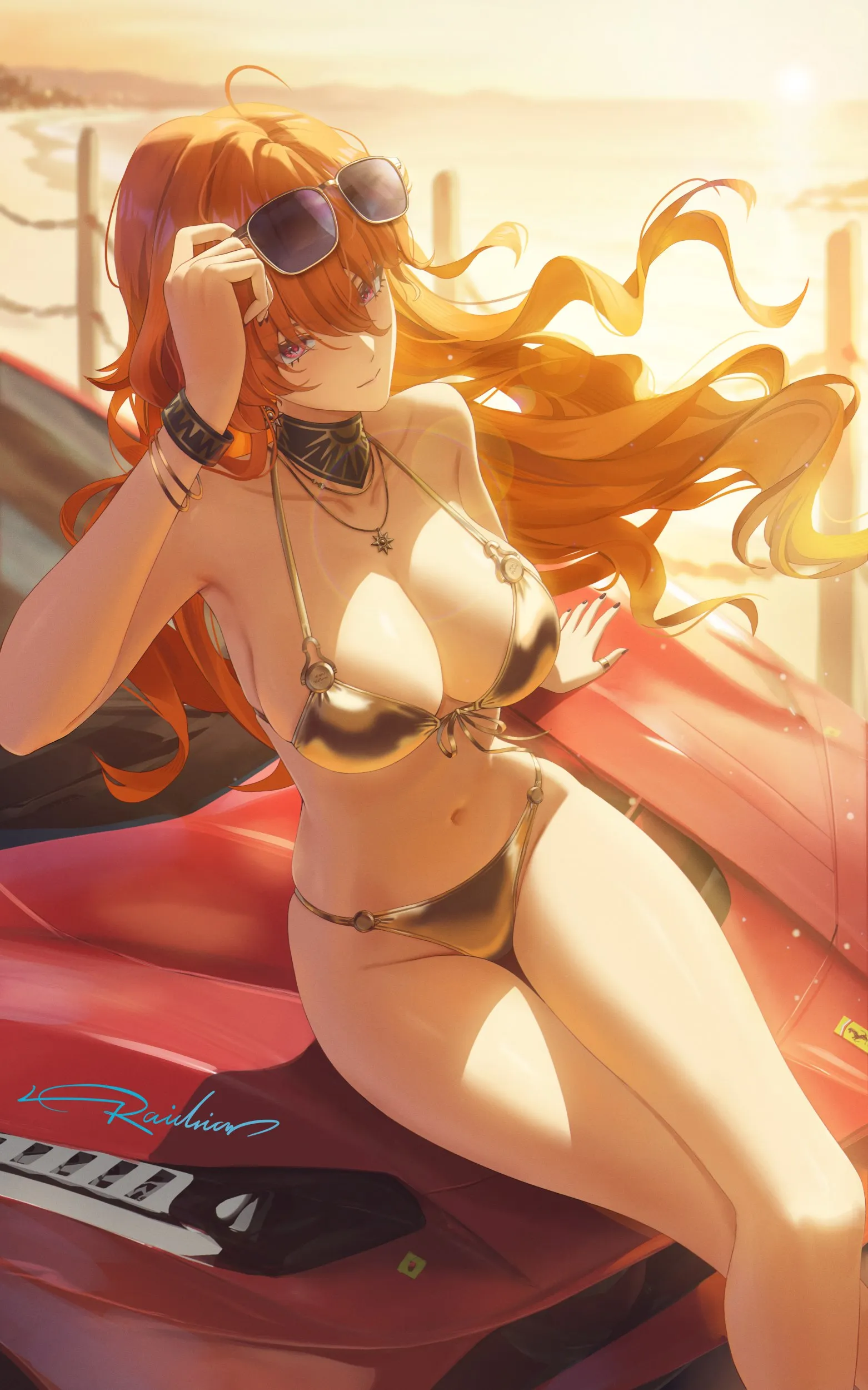 【插画精选】绝区零 爱丽丝 蔚蓝档案 圣园未花 碧蓝航线 应瑞 会员动漫美图推荐（共50张）-鹿星语