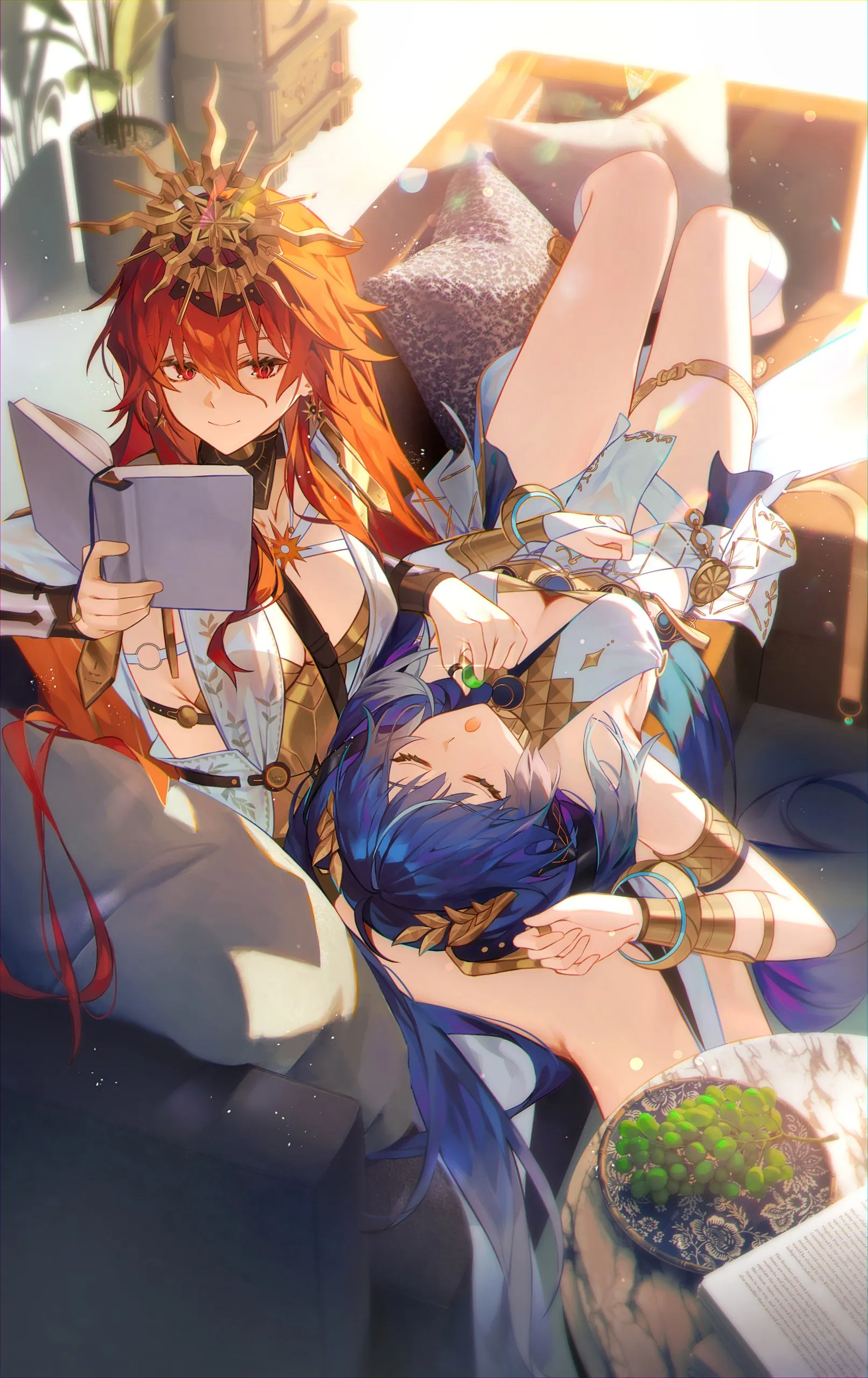 图片[4]-【插画精选】绝区零 爱丽丝 柚叶 海边 比基尼 原神 胡桃 芙宁娜 会员动漫美图（共54张）-鹿星语