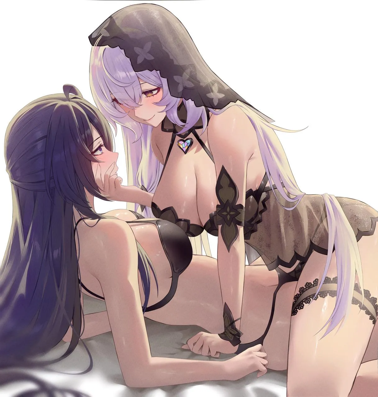 图片[2]-【插画精选】绝区零 爱丽丝 柚叶 海边 比基尼 原神 胡桃 芙宁娜 会员动漫美图（共54张）-鹿星语