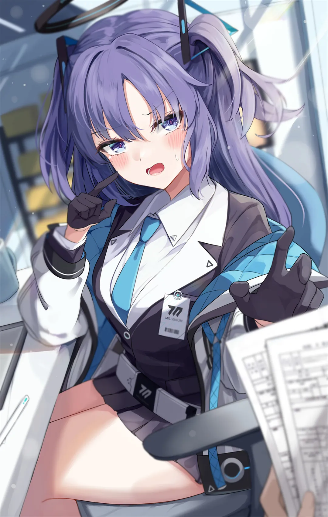 图片[4]-【插画精选】首屈一指的数学奇才 碧蓝档案 早濑优香美图特辑（115张）-鹿星语