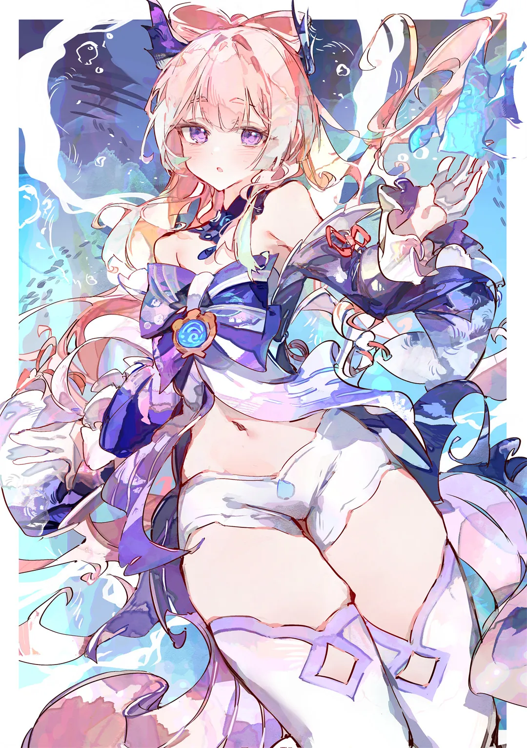 图片[3]-【插画精选】葬送的芙莉莲 濡れ 虚拟主播 マリン船長会员美图推荐（14张）-鹿星语