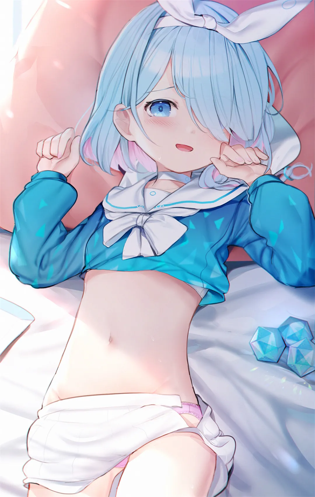 图片[4]-【精选插画】唔喵，草莓牛奶…欸嘿嘿。 碧蓝档案 阿洛娜 普拉娜 会员插画精选特辑-鹿星语