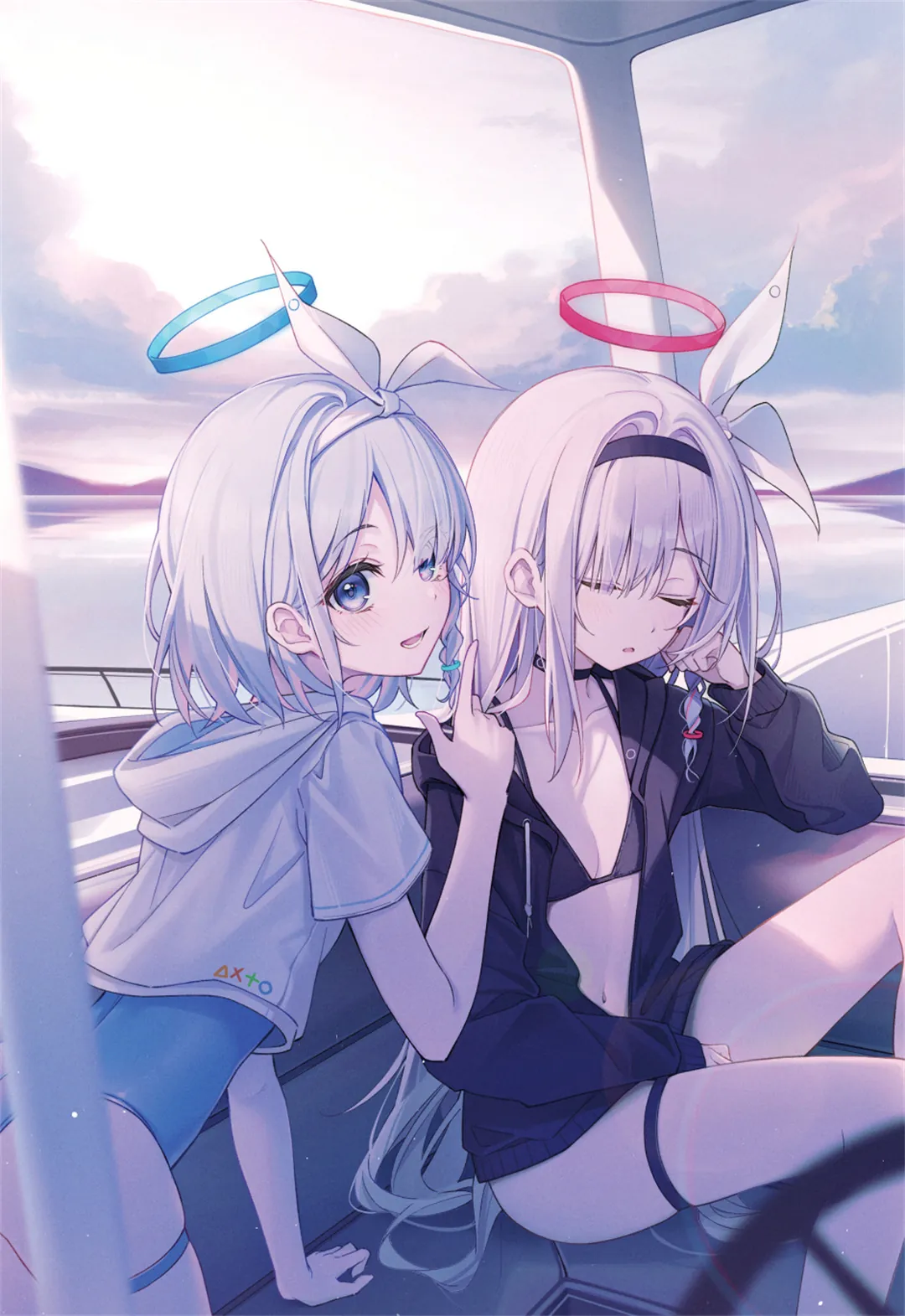 图片[5]-【精选插画】唔喵，草莓牛奶…欸嘿嘿。 碧蓝档案 阿洛娜 普拉娜 会员插画精选特辑-鹿星语