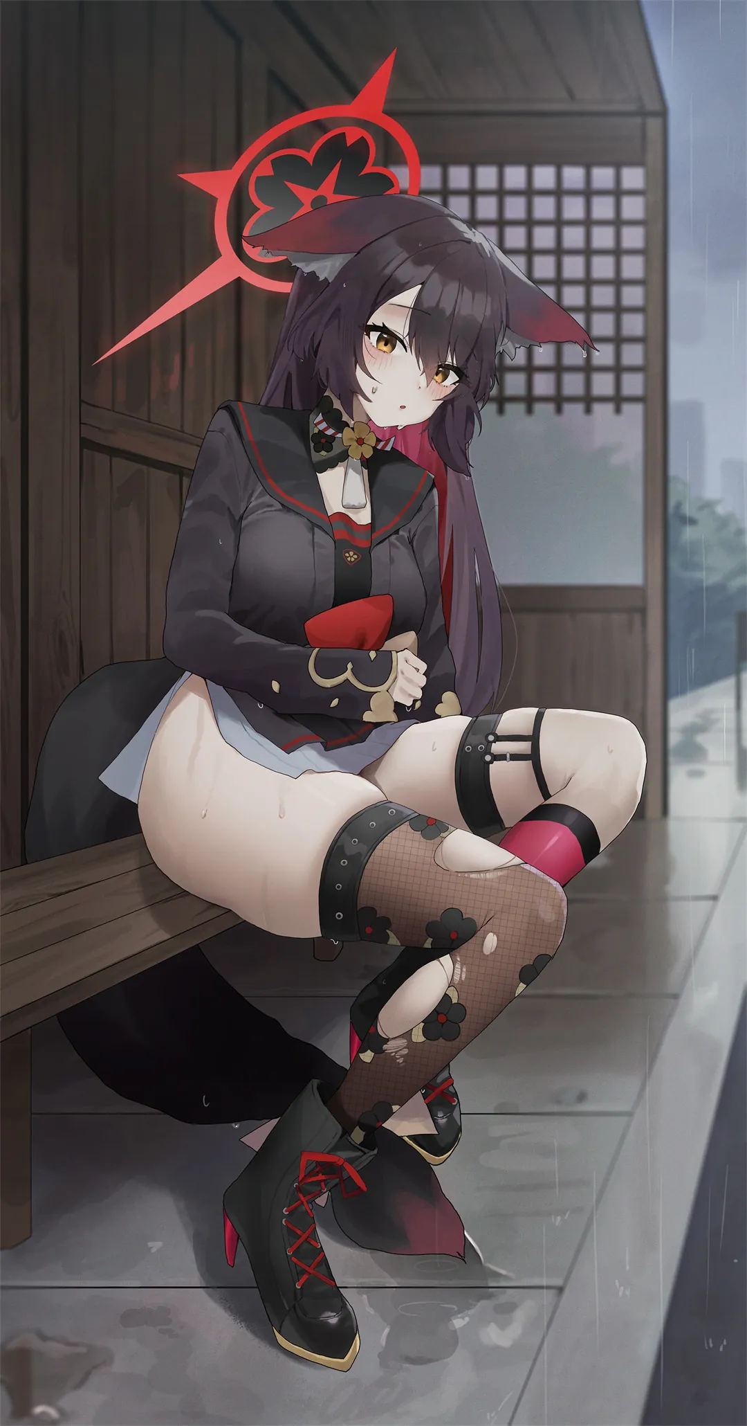 图片[7]-【精选插画】碧蓝档案 早濑优香 双马尾泳装 砂糖あまね 猫羽かりん 会员动漫美图推荐（59张）-鹿星语