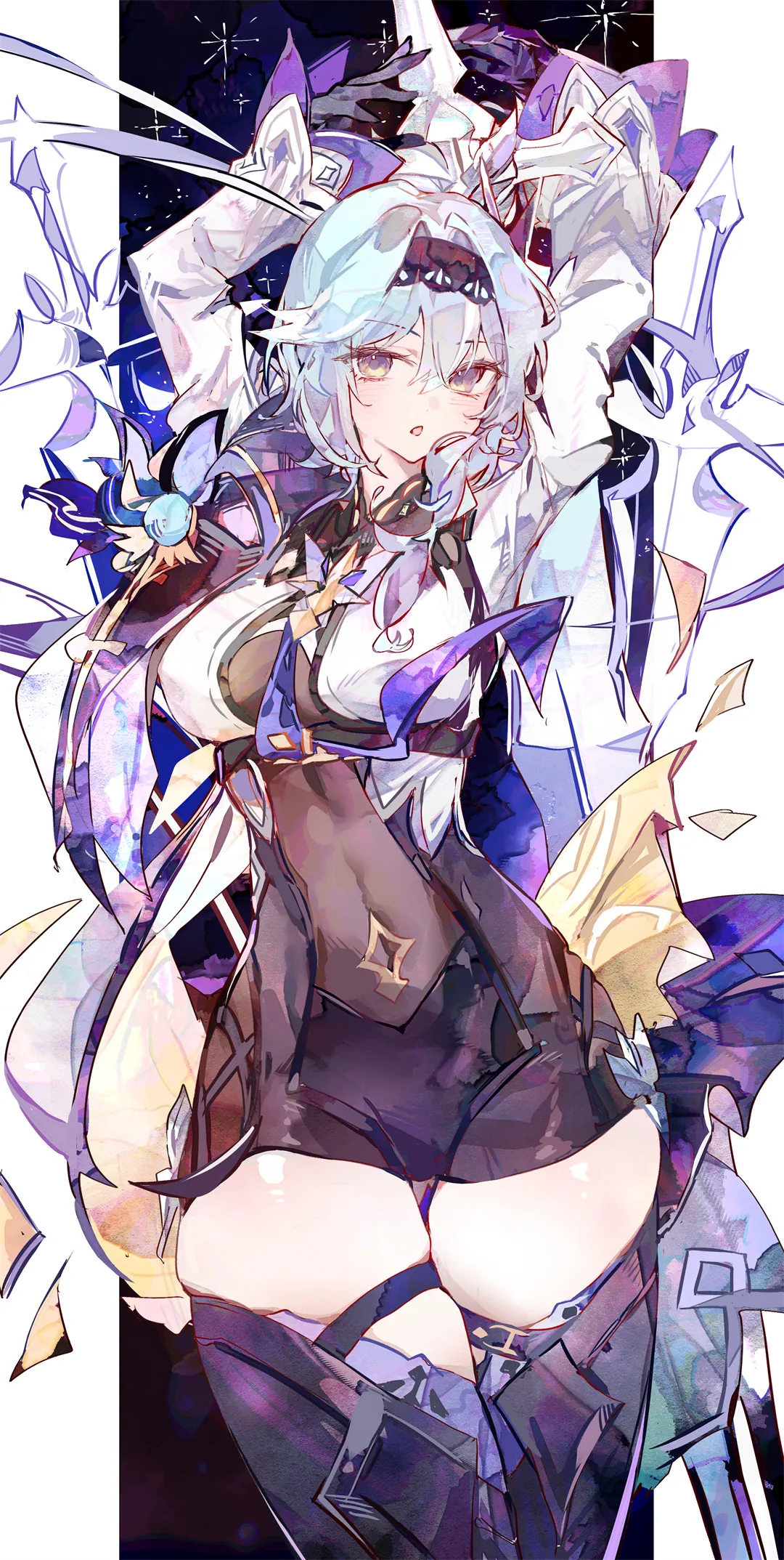 图片[4]-【插画精选】碧蓝档案 砂狼白子 早濑优香 崩坏：星穹铁道 停云 会员美图壁纸推荐（34张）-鹿星语