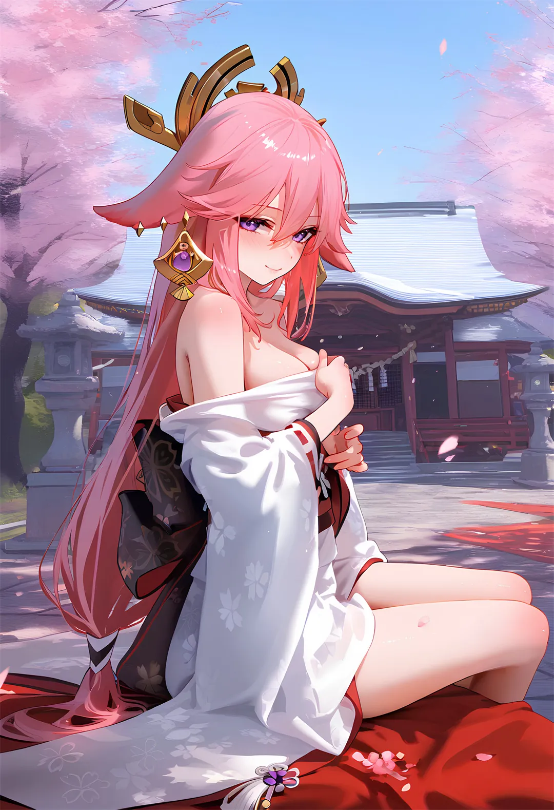 图片[12]-【AI精选】原神 芙宁娜 久岐忍 神子 小草神 碧蓝航线 翔鹤 会员美图推荐-鹿星语