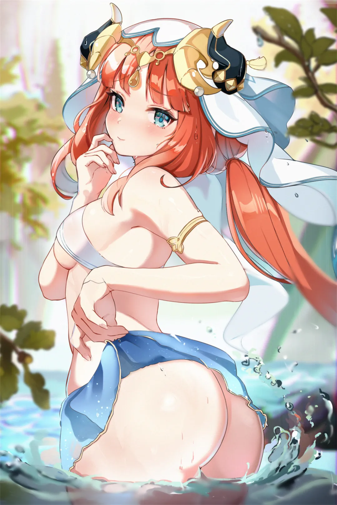 图片[3]-【画师精选】原神 八重神子 妮露 虚拟主播 一伊那尔栖 森美声 Koahri 的插画作品推荐（27张）-鹿星语