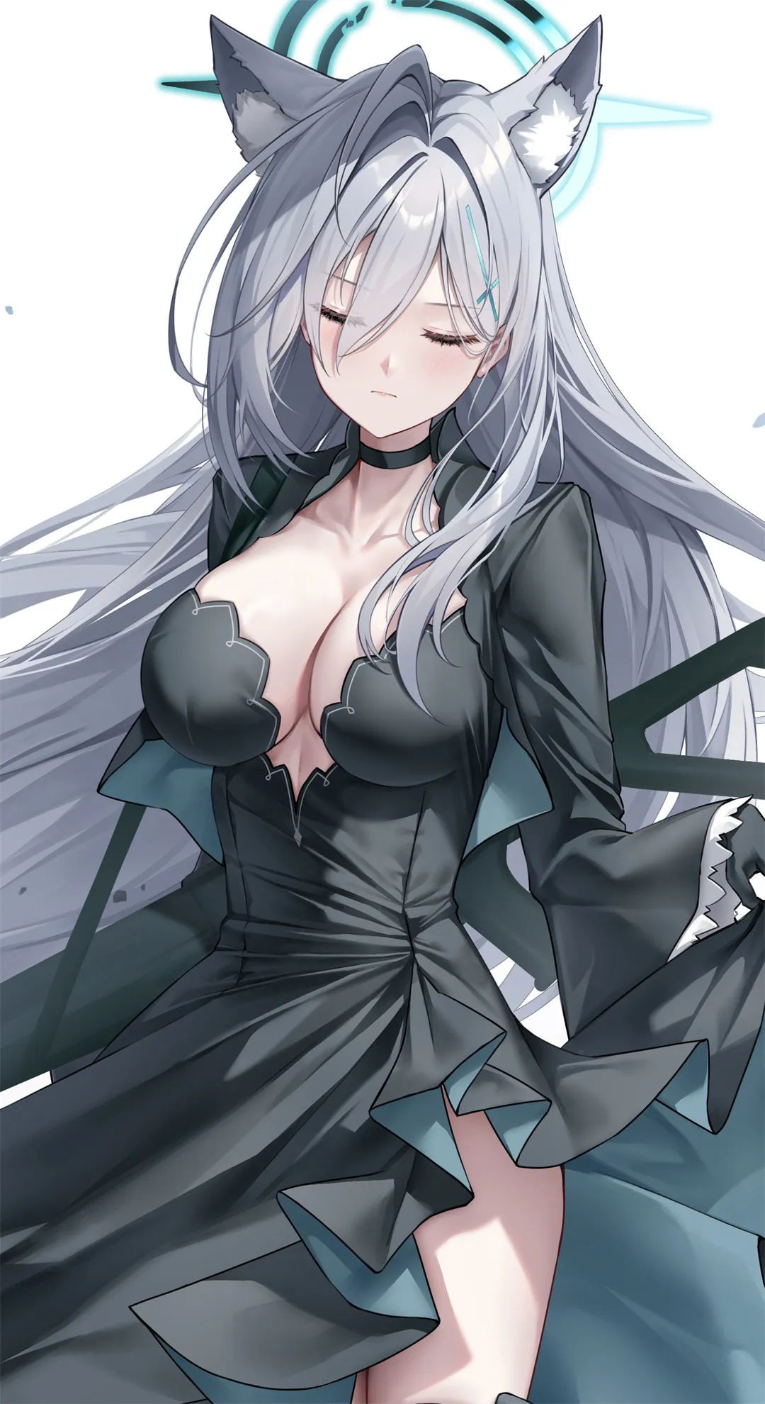 图片[5]-【插画精选】白丝护士装 碧蓝档案 早赖优香 崩坏 黄泉 JK制服少女 兽耳 会员美图壁纸推荐（37张）-鹿星语