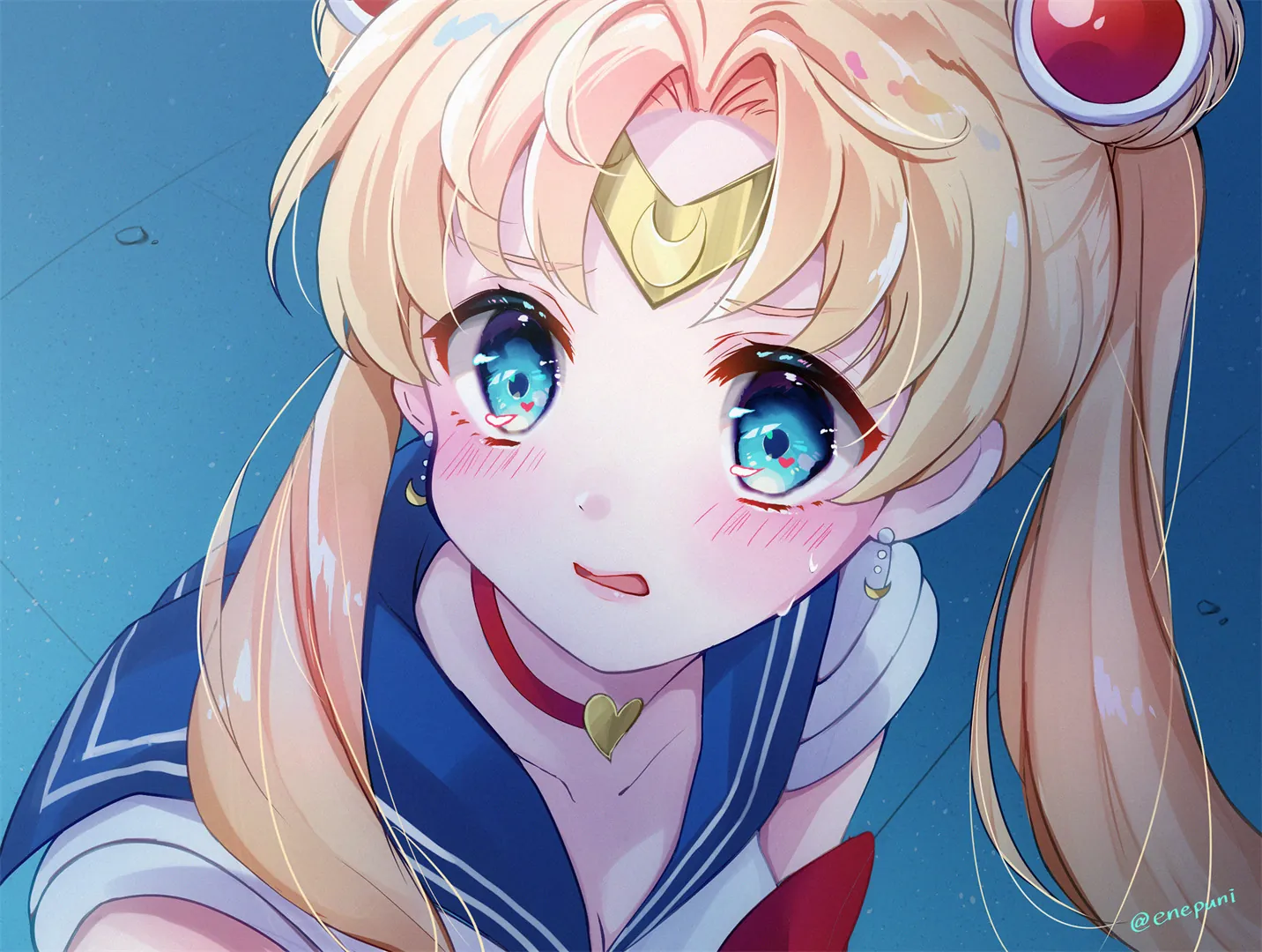 图片[5]-【画师精选】虚拟主播 宝鐘マリン 粉毛美少女 兽耳 樱 插画师えねる的动漫壁纸作品推荐 下期（48张）-鹿星语