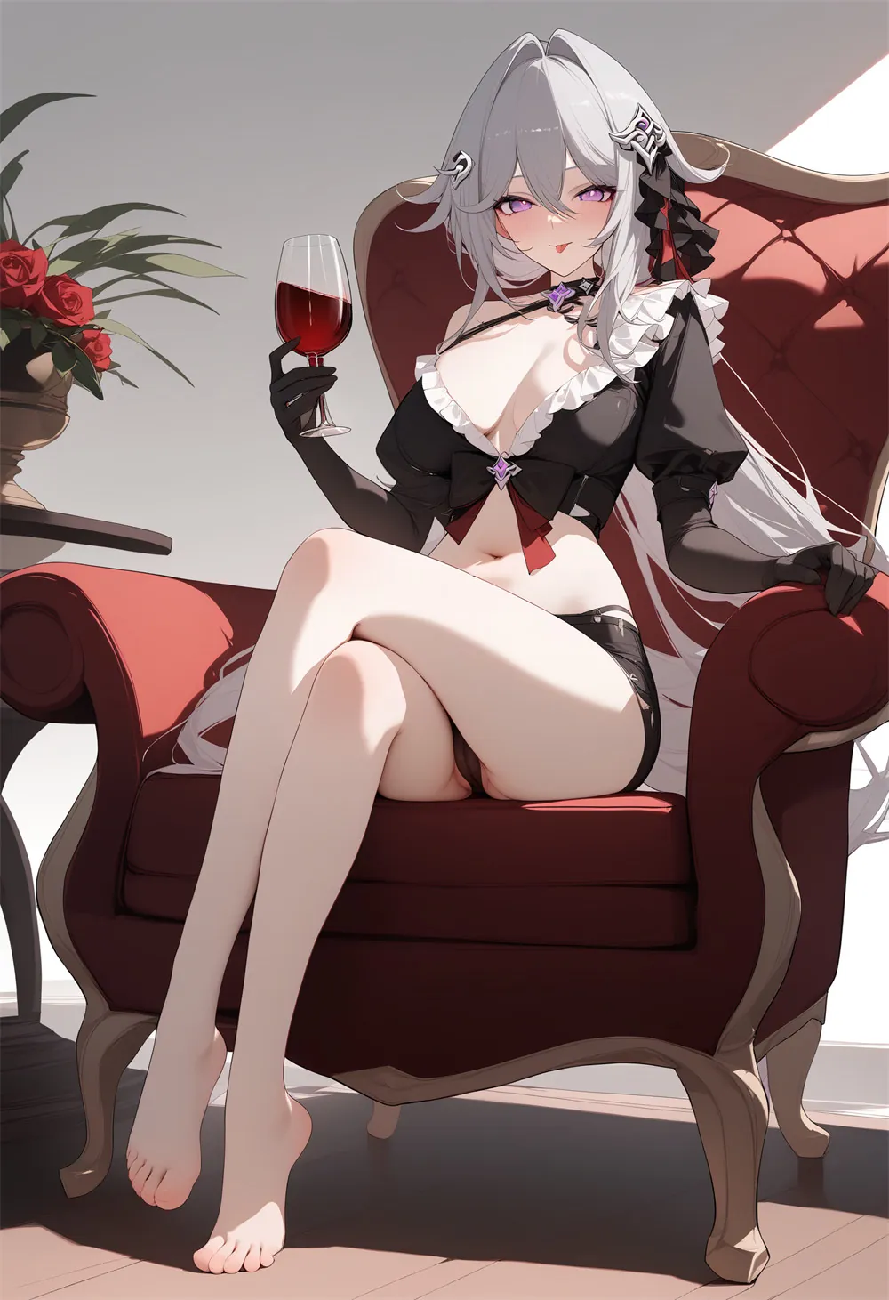 图片[4]-【AI精选】崩坏3 爱莉希雅 原神 珊瑚宮心海 蔚蓝航线 汉服小信浓 会员动漫壁纸插画推荐插画图片（43张）-鹿星语