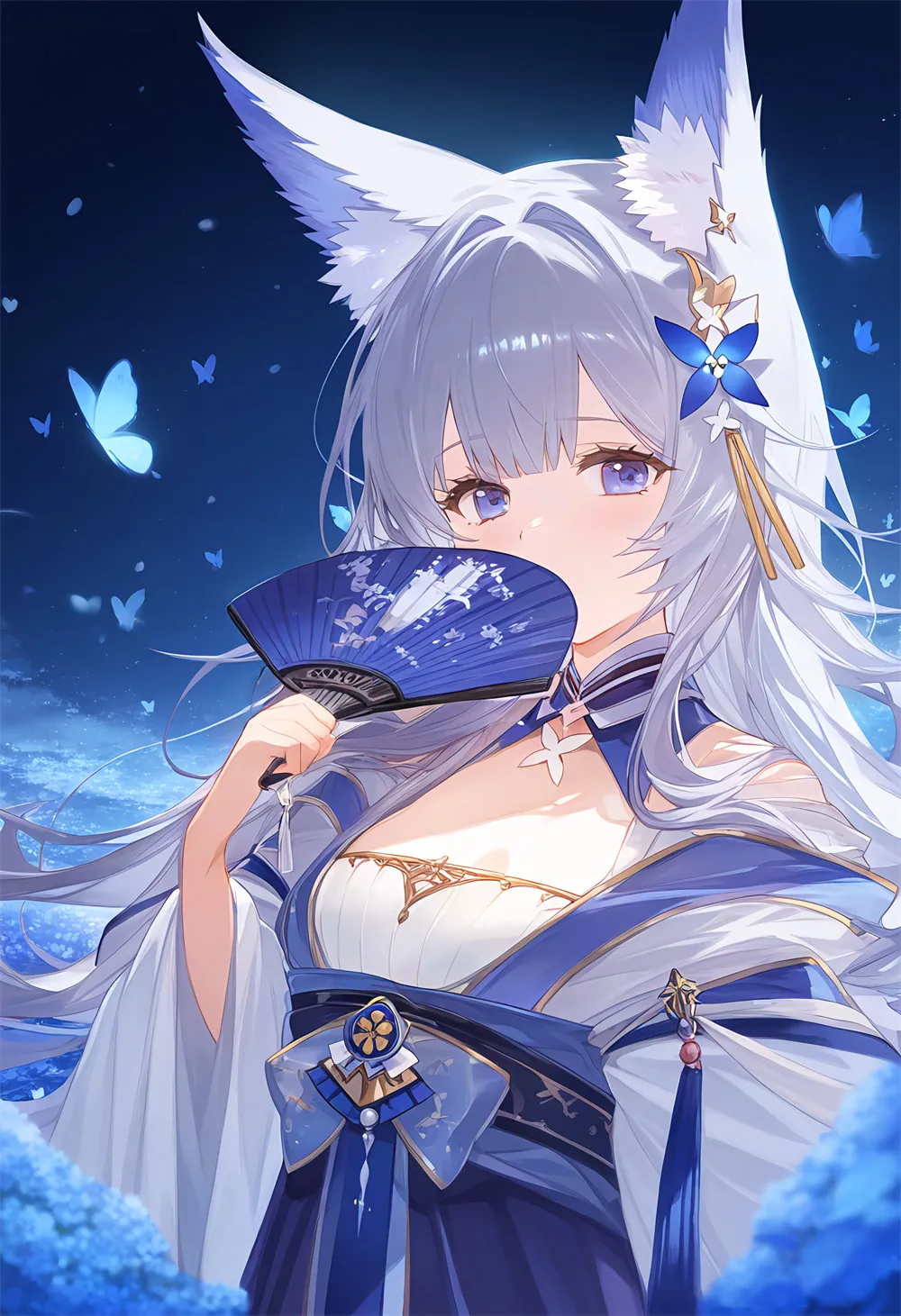 图片[5]-【AI精选】崩坏3 爱莉希雅 原神 珊瑚宮心海 蔚蓝航线 汉服小信浓 会员动漫壁纸插画推荐插画图片（43张）-鹿星语