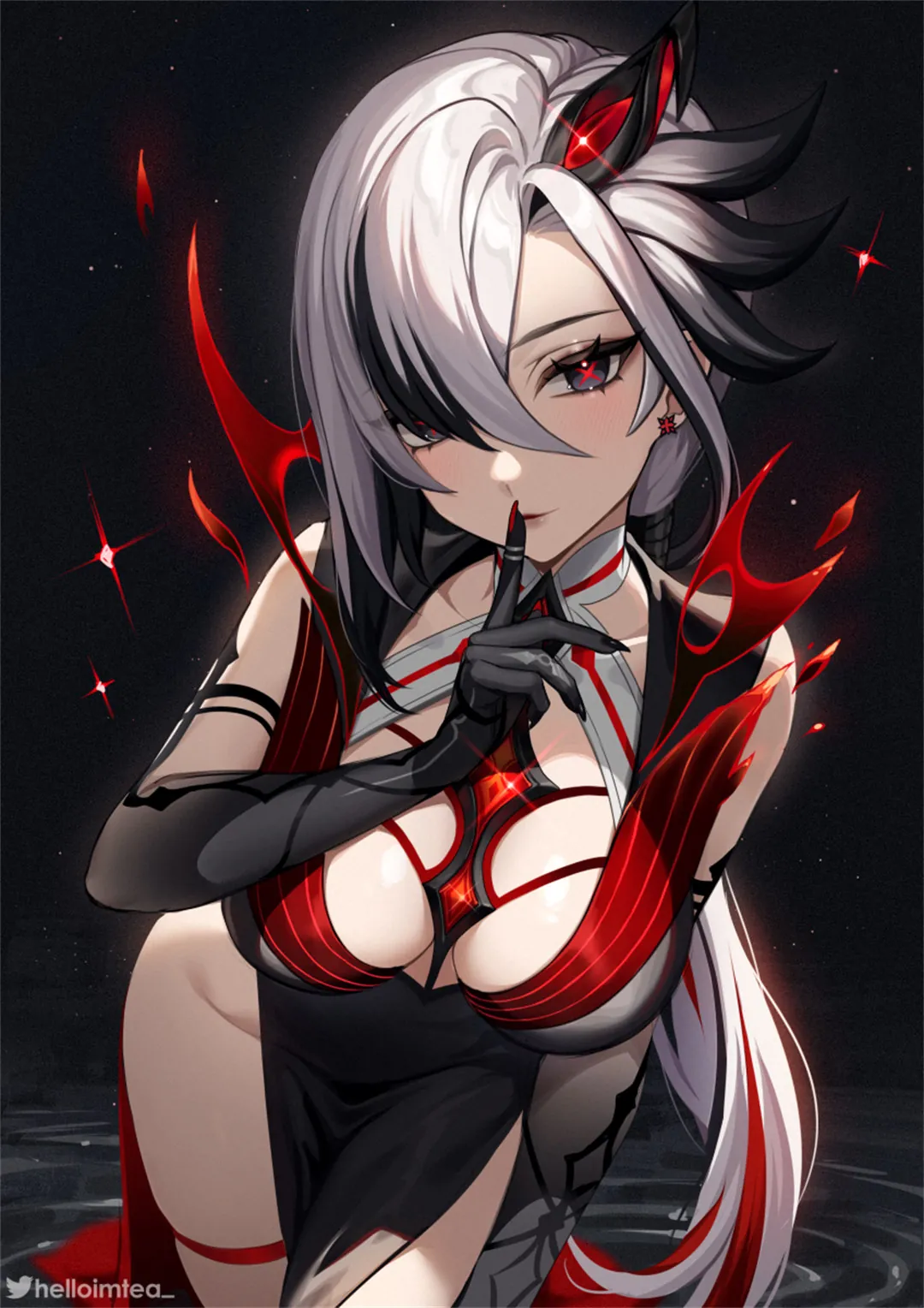 图片[5]-【插画精选】原神 阿蕾奇诺 仆人 孤暝厄月 银发 沉静冷酷的外交官 会员动漫壁纸美图特辑推荐（25张）-鹿星语