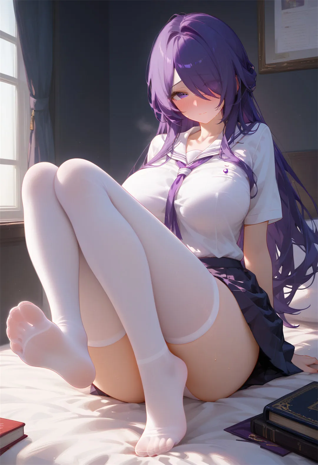 图片[3]-【插画精选】崩坏：星穹铁道 镜流 花火 黄泉 碧蓝档案 早濑优香 会员动漫壁纸美图推荐（37张）-鹿星语