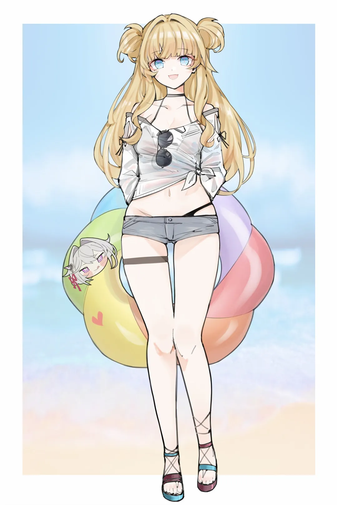 图片[6]-【插画精选】崩坏：星穹铁道 兽耳流萤 花火 碧蓝档案 圣园弥香 会员动漫美图推按插画图片（40张）-鹿星语