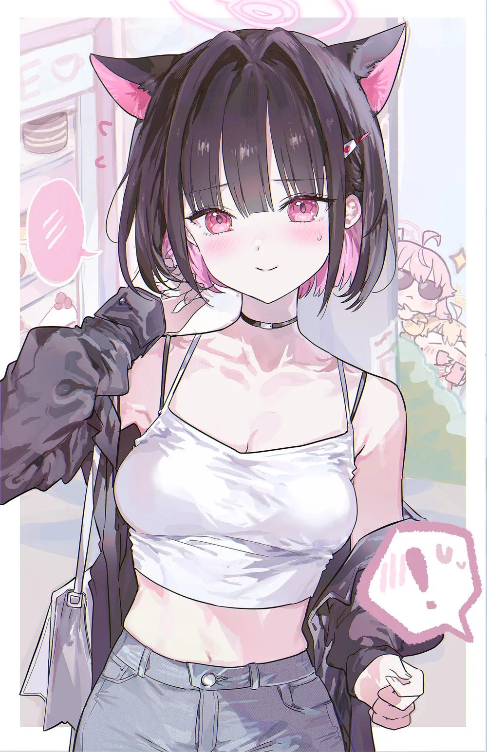 图片[2]-【插画精选】鸣潮 秧秧 崩铁 知更鸟 星 碧蓝档案 飞鸟马时 会员动漫美图推荐（46张）-鹿星语