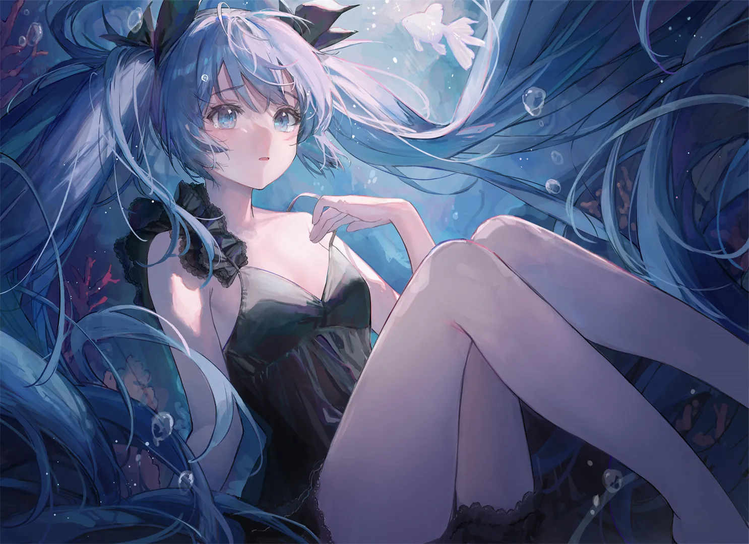 图片[4]-【插画精选】仲正一花 砂狼白子 天雨亚子 MIKU 会员插画美图推荐（38张）-鹿星语