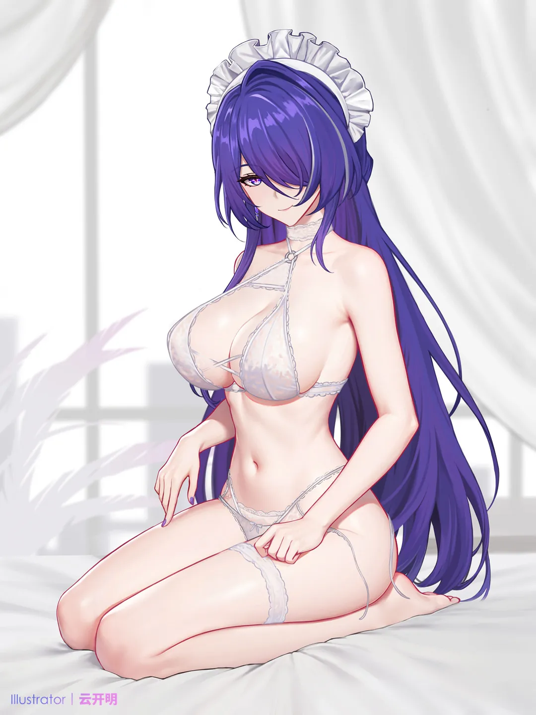 图片[6]-【插画精选】碧蓝档案 锭前纱织 鳴潮 椿 崩坏：星穹铁道 卡芙卡 黄泉 会员美图推荐（36张）-鹿星语