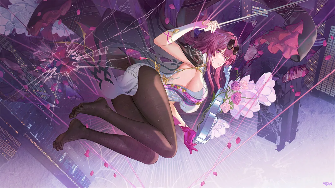 图片[7]-【插画精选】碧蓝档案 锭前纱织 鳴潮 椿 崩坏：星穹铁道 卡芙卡 黄泉 会员美图推荐（36张）-鹿星语