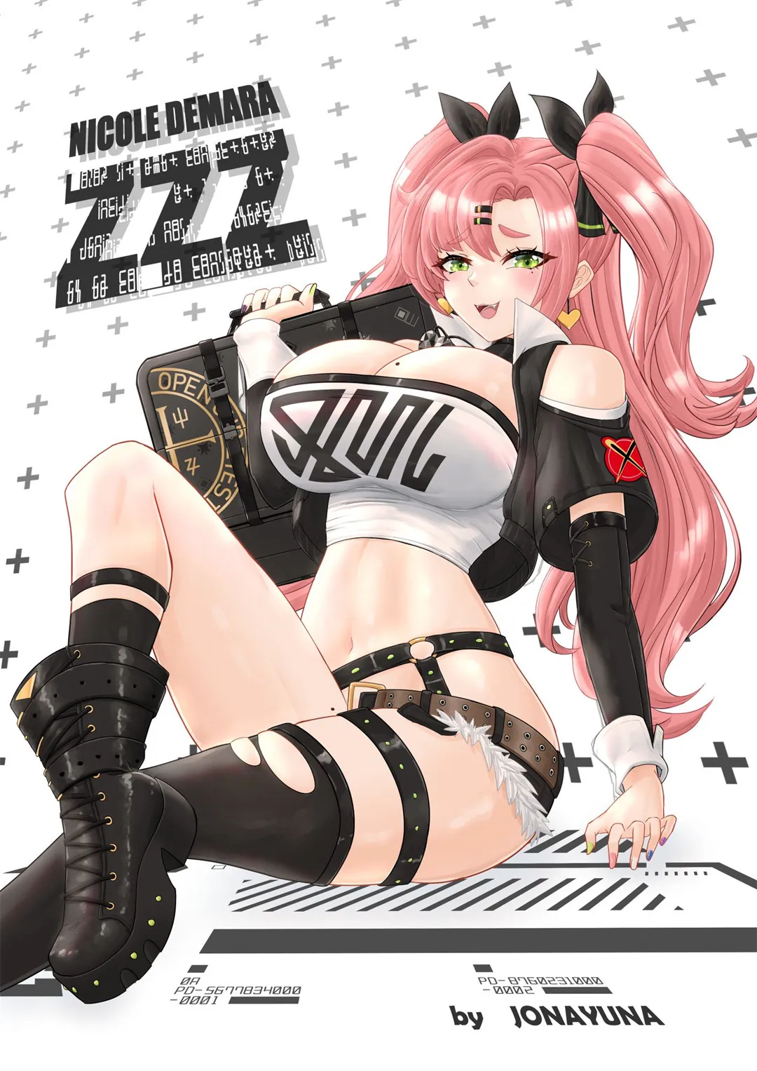 图片[5]-【插画精选】绝区零 粉毛美少女 新艾利都万能事务所狡兔屋创始人 妮可·德玛拉角色特辑推荐（72张）-鹿星语