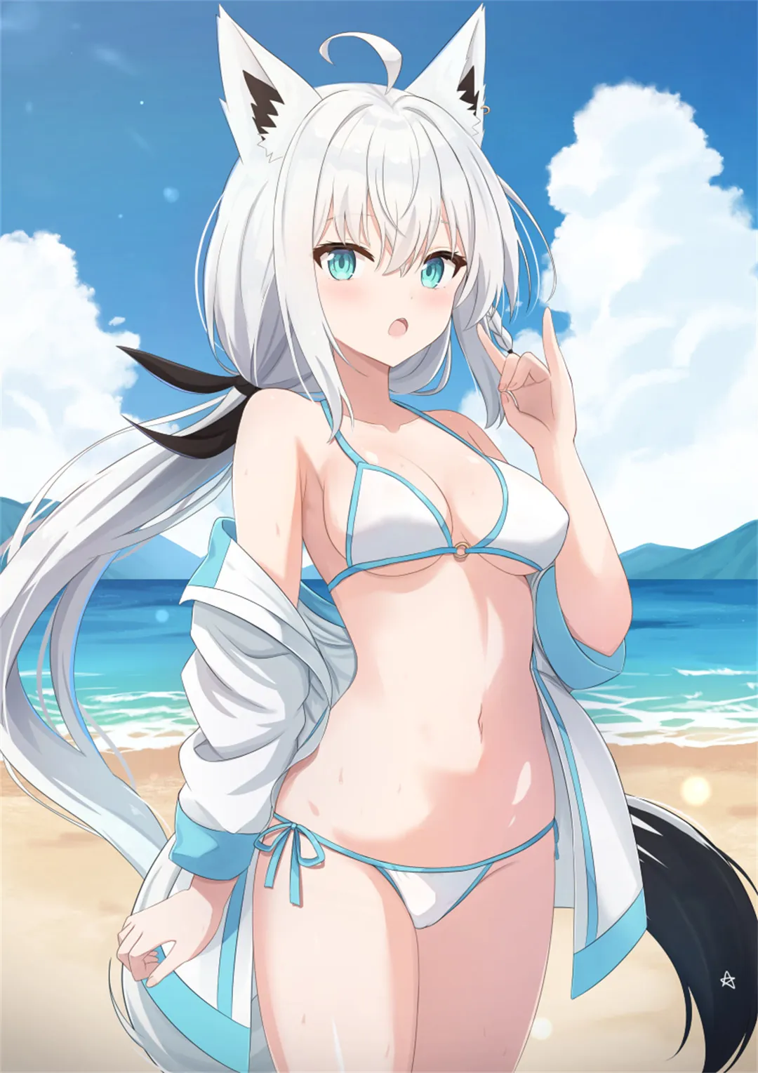 图片[4]-【插画精选】碧蓝航线 欧根亲王 黒見セリカ 崩铁知更鸟 会员动漫美图推荐(37张）-鹿星语