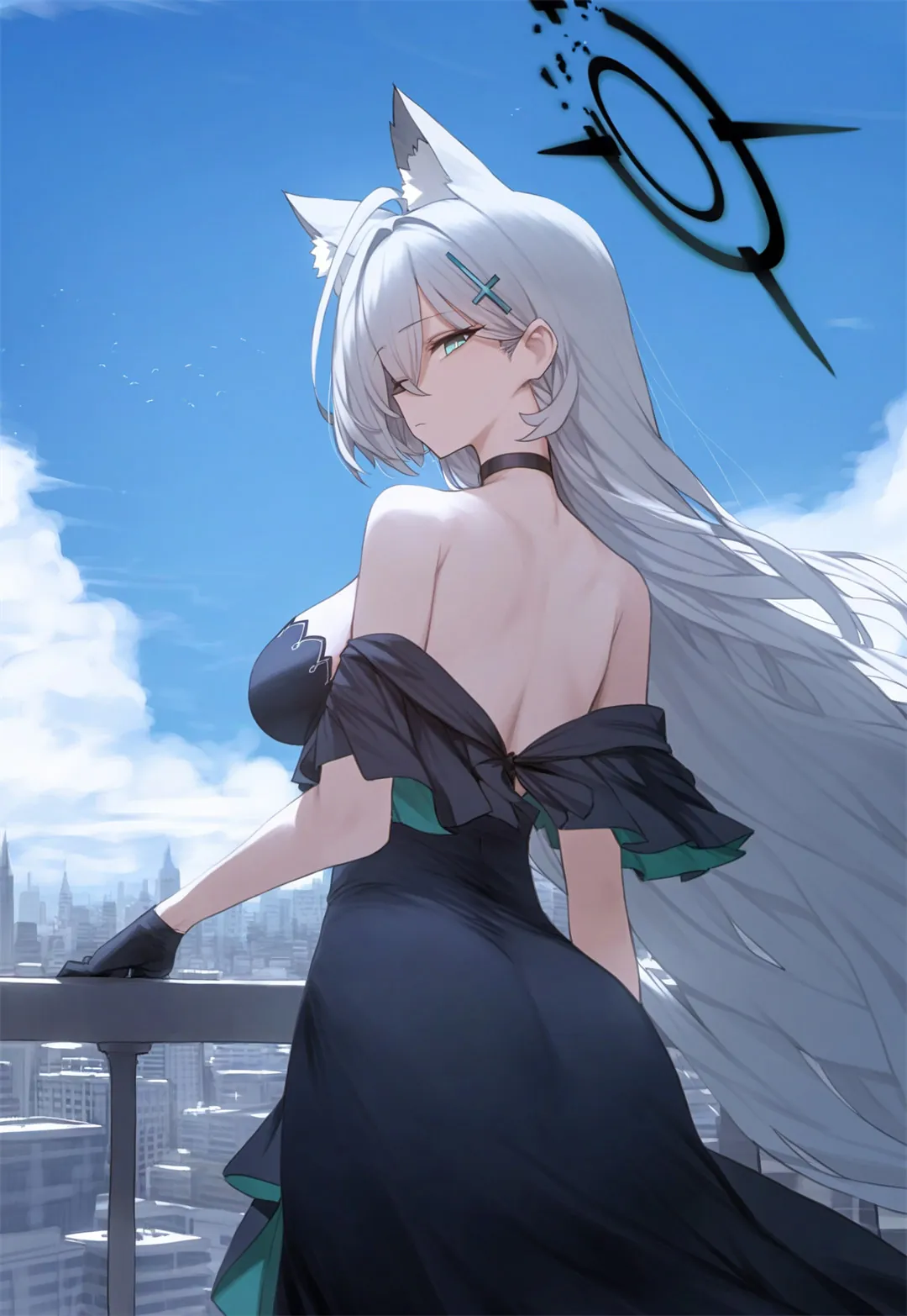 图片[6]-【AI精选】碧蓝档案 砂狼白子 原神 胡桃 星铁 流萤 绝区零 妮可 会员插画推荐 AI生成插画图片-鹿星语