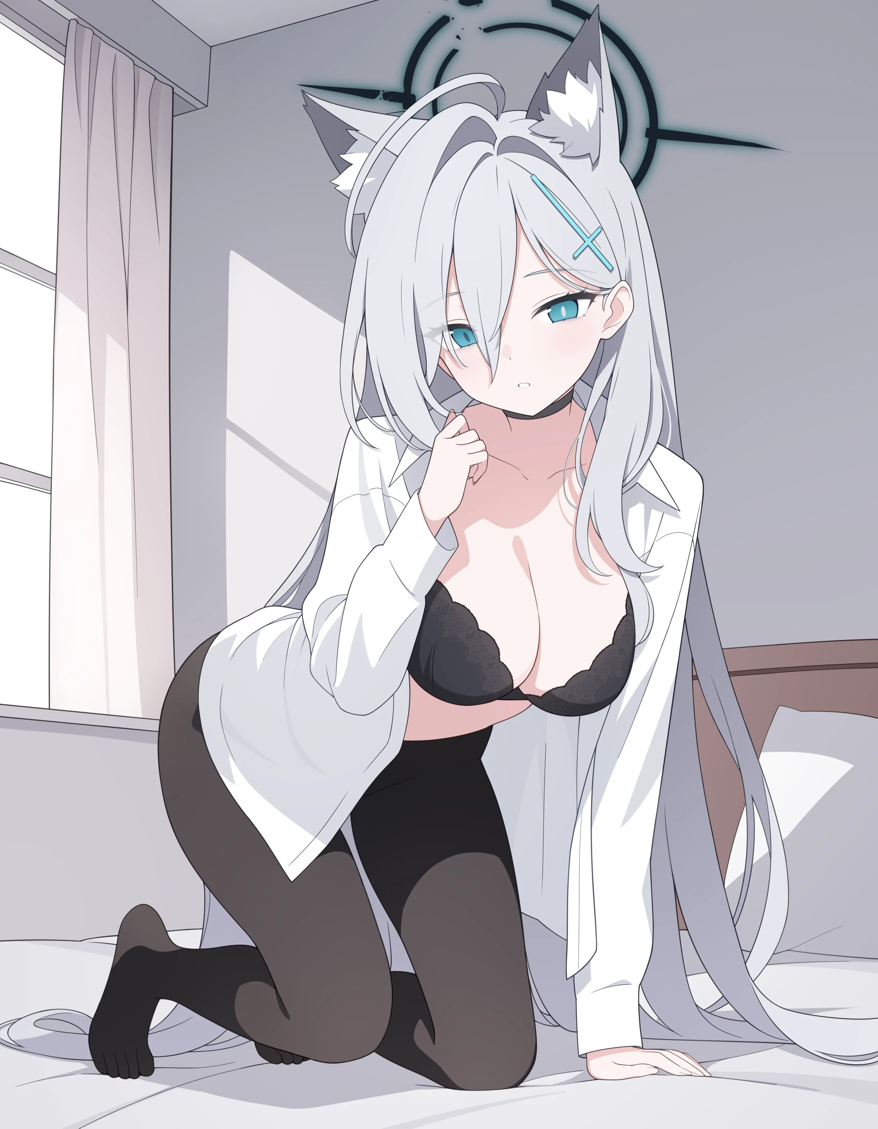 图片[2]-【插画精选】碧蓝档案 砂狼白子 飞鸟马时 尾刃カンナ 会员插画美图推荐-鹿星语