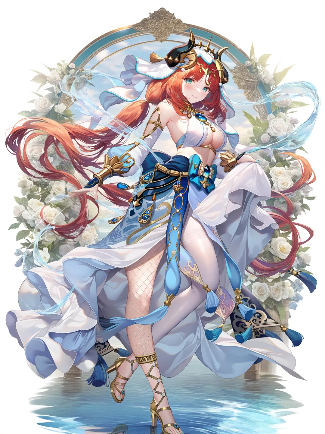 图片[6]-【AI精选】艾莉莎·米哈伊洛芙娜·九条原神 妮露 会员AI作品推荐-鹿星语