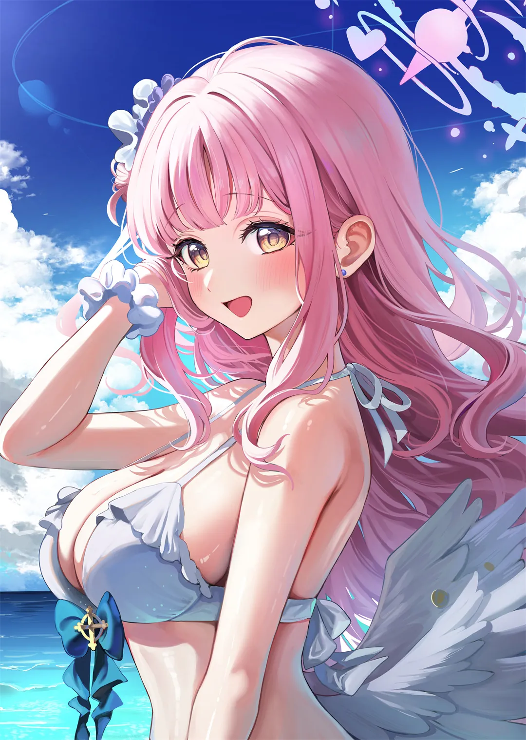 图片[4]-【插画精选】圣园弥香 哈啤酒 烧烤的美少女 星铁流萤 会员美图推荐-鹿星语