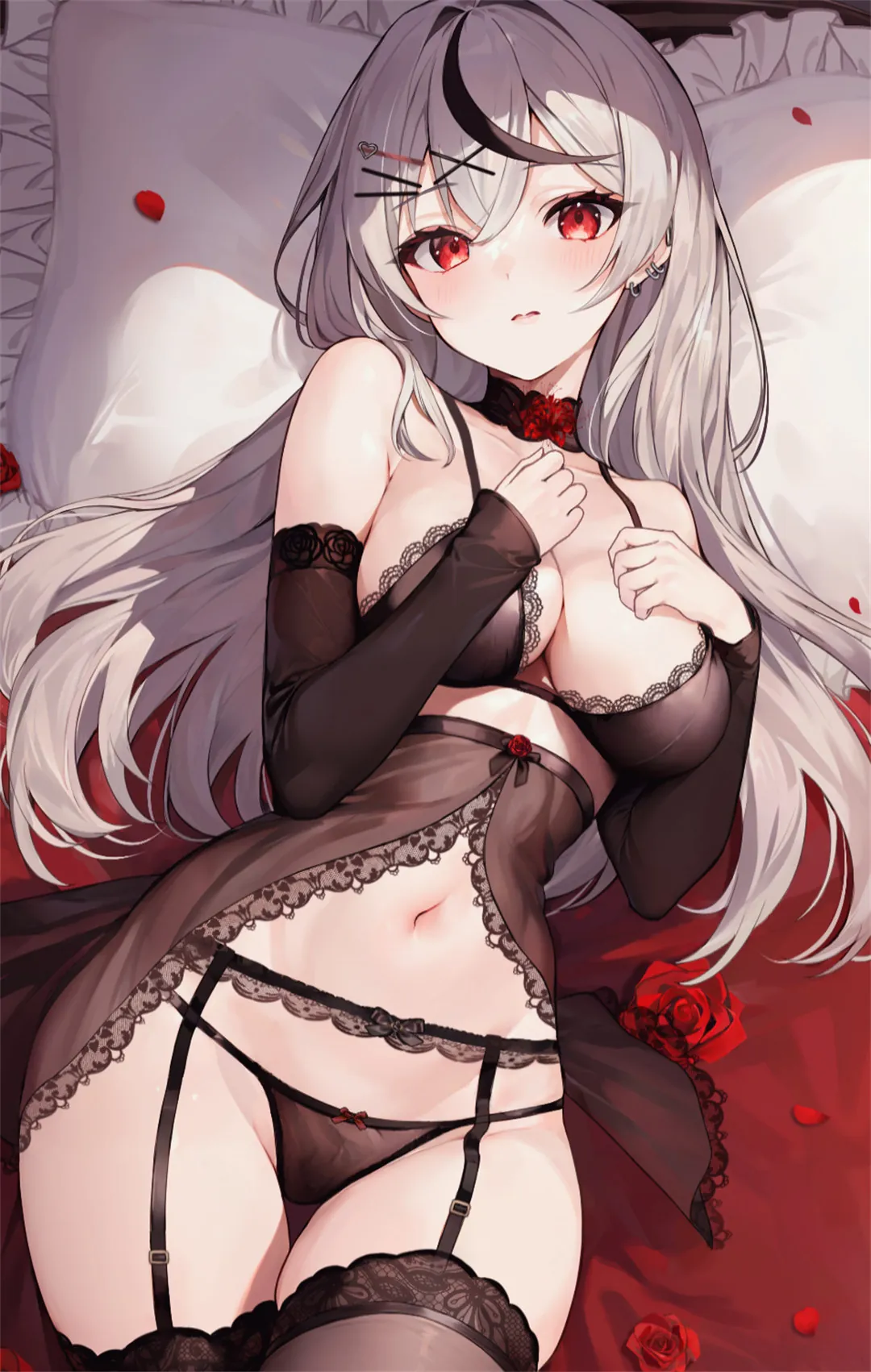 图片[3]-【插画精选】星铁 流萤 绝区零 艾莲乔 NIKKE：胜利女神 海水浴 会员插画美图推荐插画图片（23张）-鹿星语