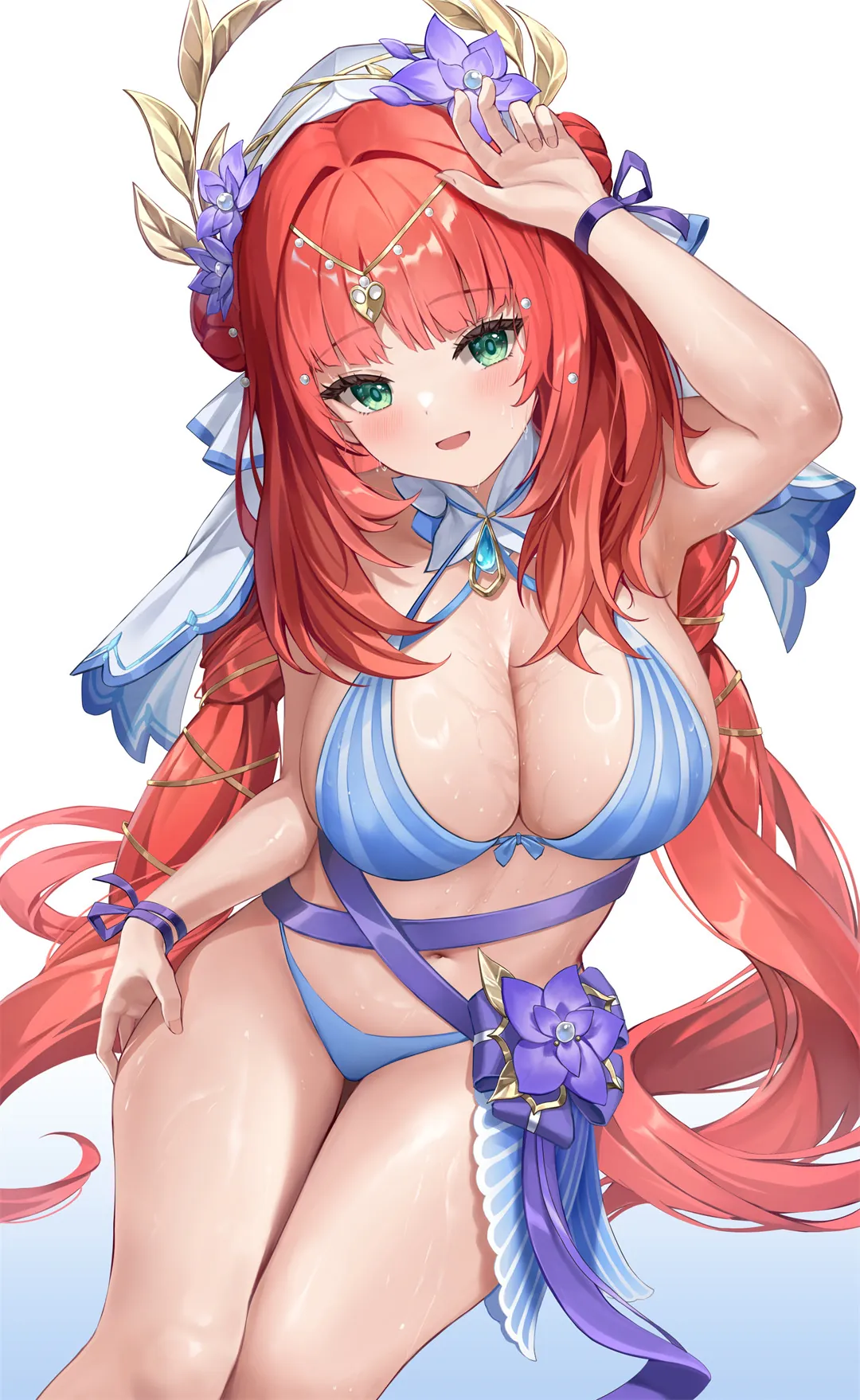 图片[5]-【插画精选】碧蓝档案 阿慈谷ヒフミ 原神 妮露 鸣潮 长离 会员插画美图推荐插画图片-鹿星语