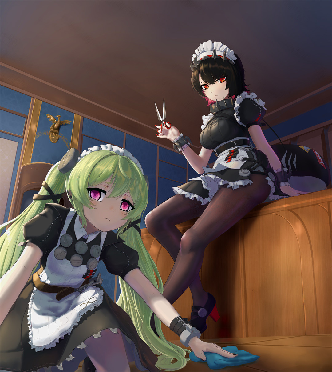 图片[2]-【特辑精选】绝区零 鲨鱼女仆 艾莲乔 同人角色插画特辑-鹿星语